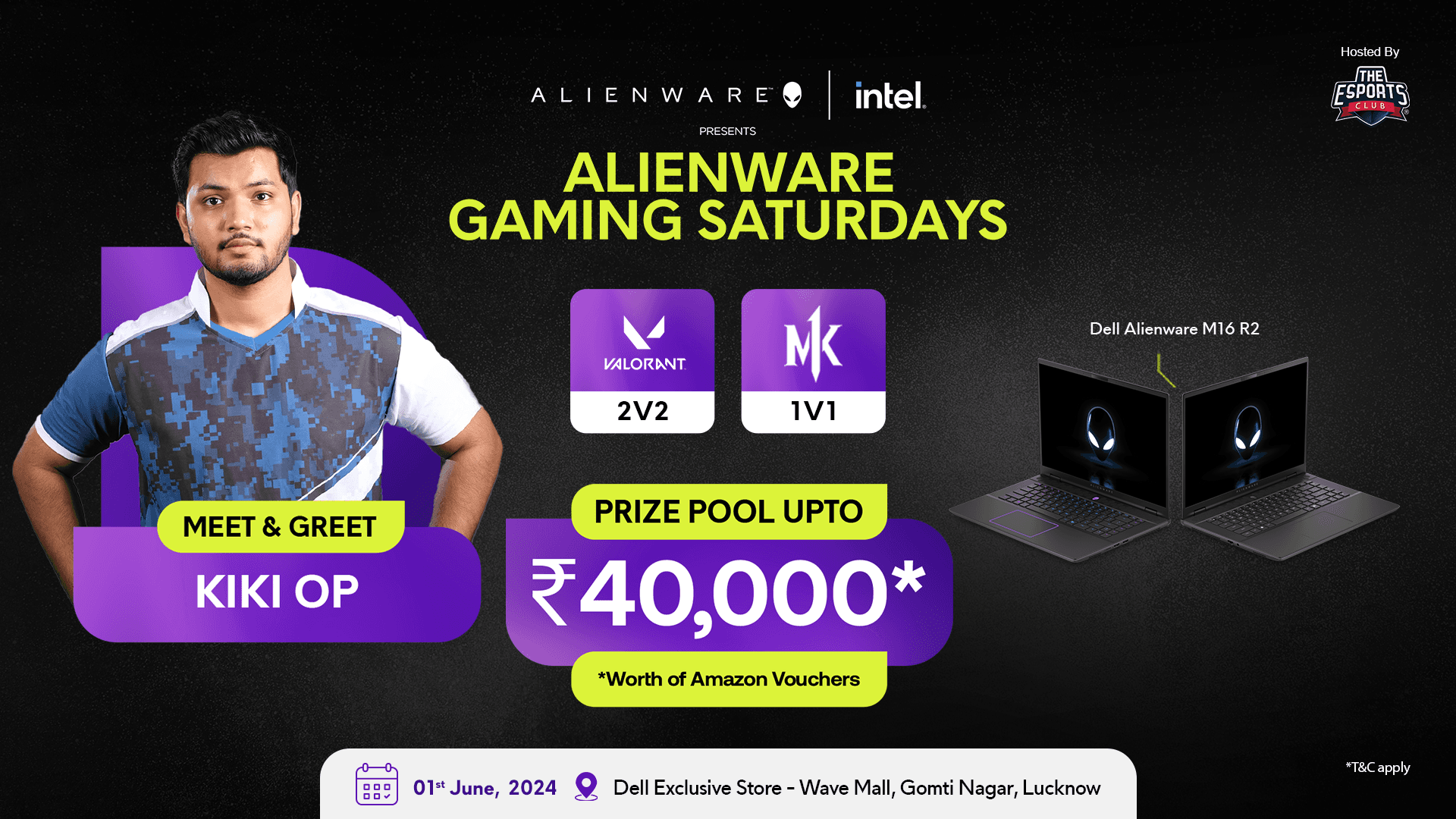 Alienware Gaming Saturdays - Lucknow banner