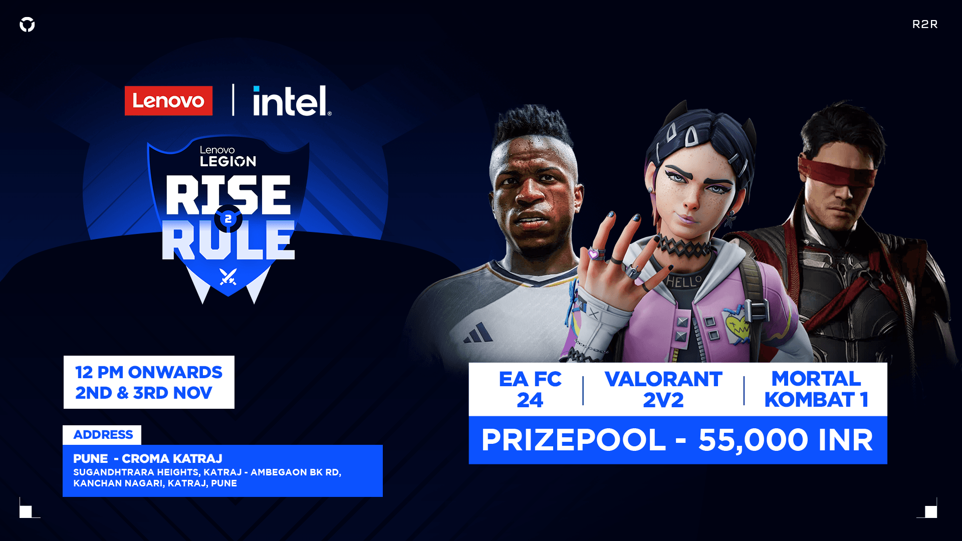 Lenovo Intel Rise2Rule - Pune - Katraj banner