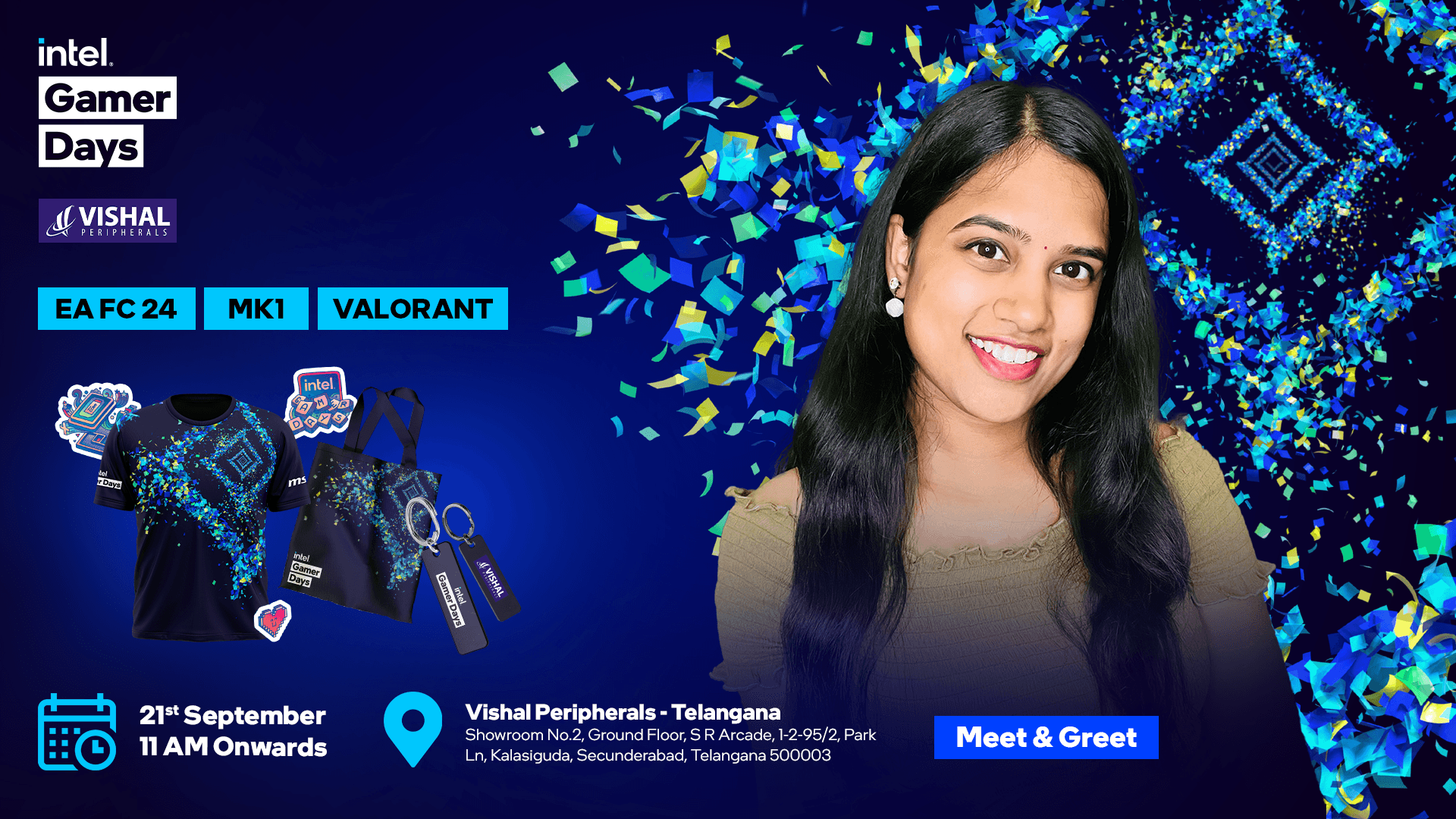 Intel Gamer Days - Vishal Peripherals, Telangana banner