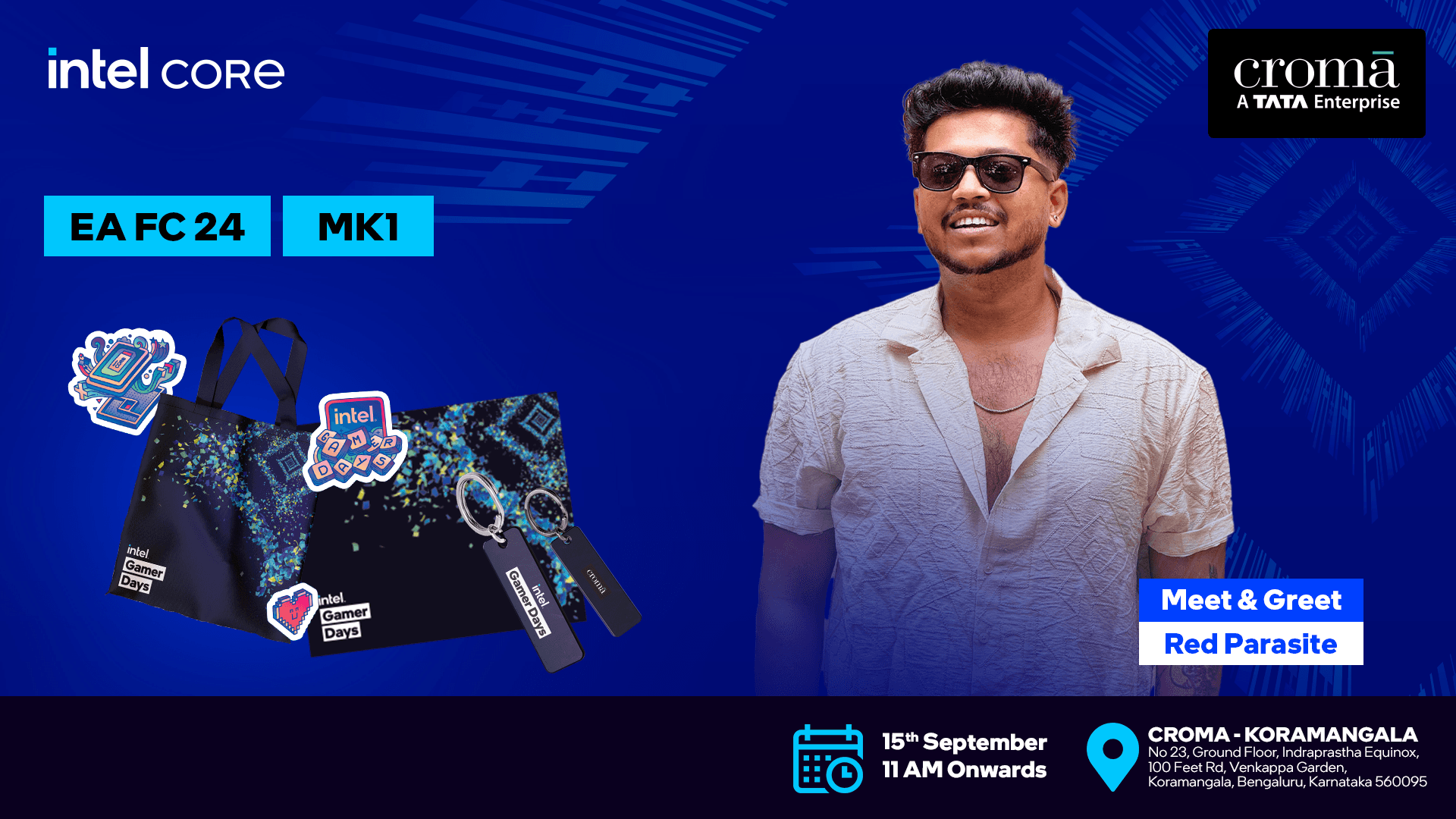 Intel Gamer Days - Croma, Bengaluru banner
