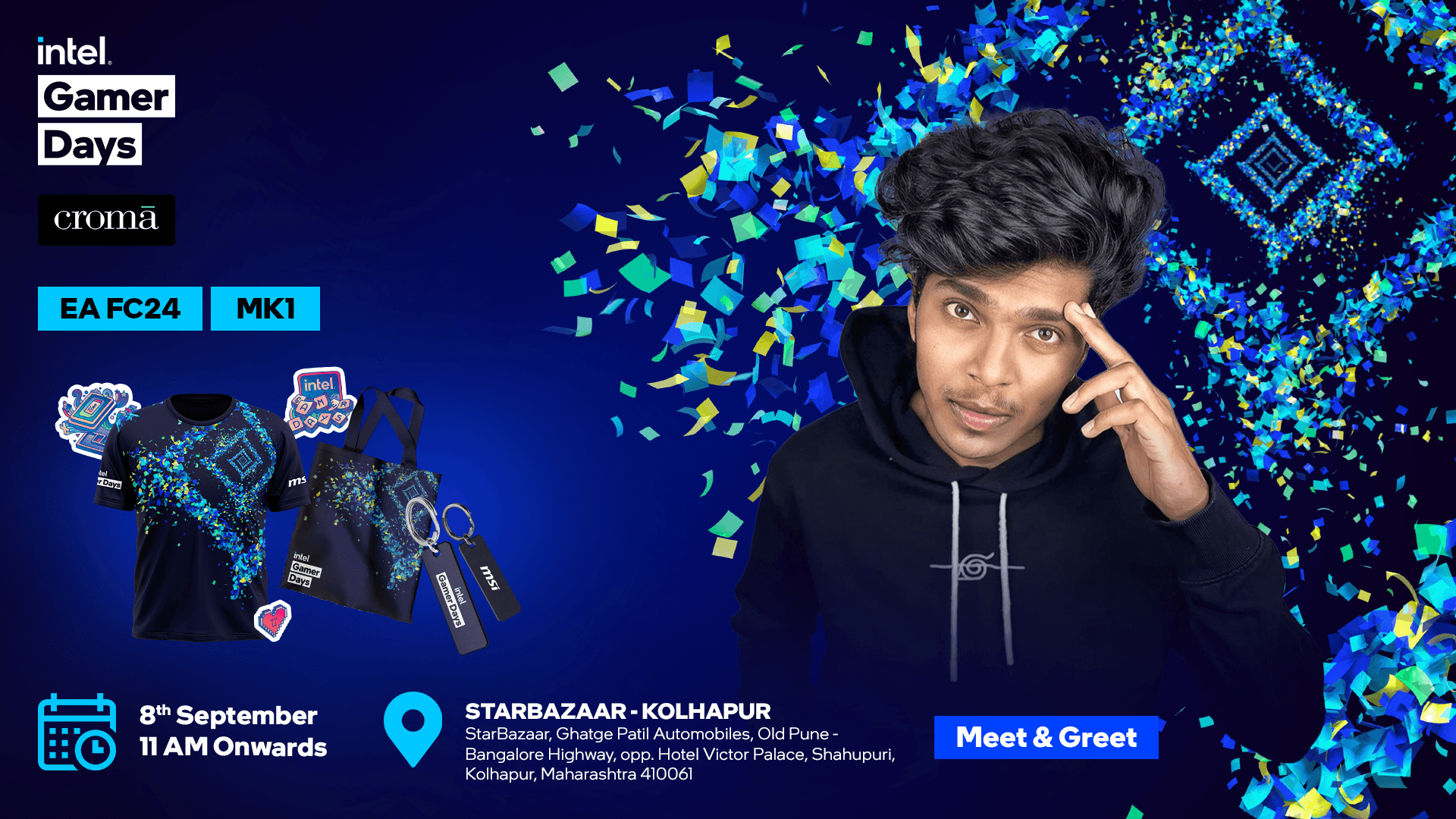 Intel Gamer Days - Croma, Kolhapur banner