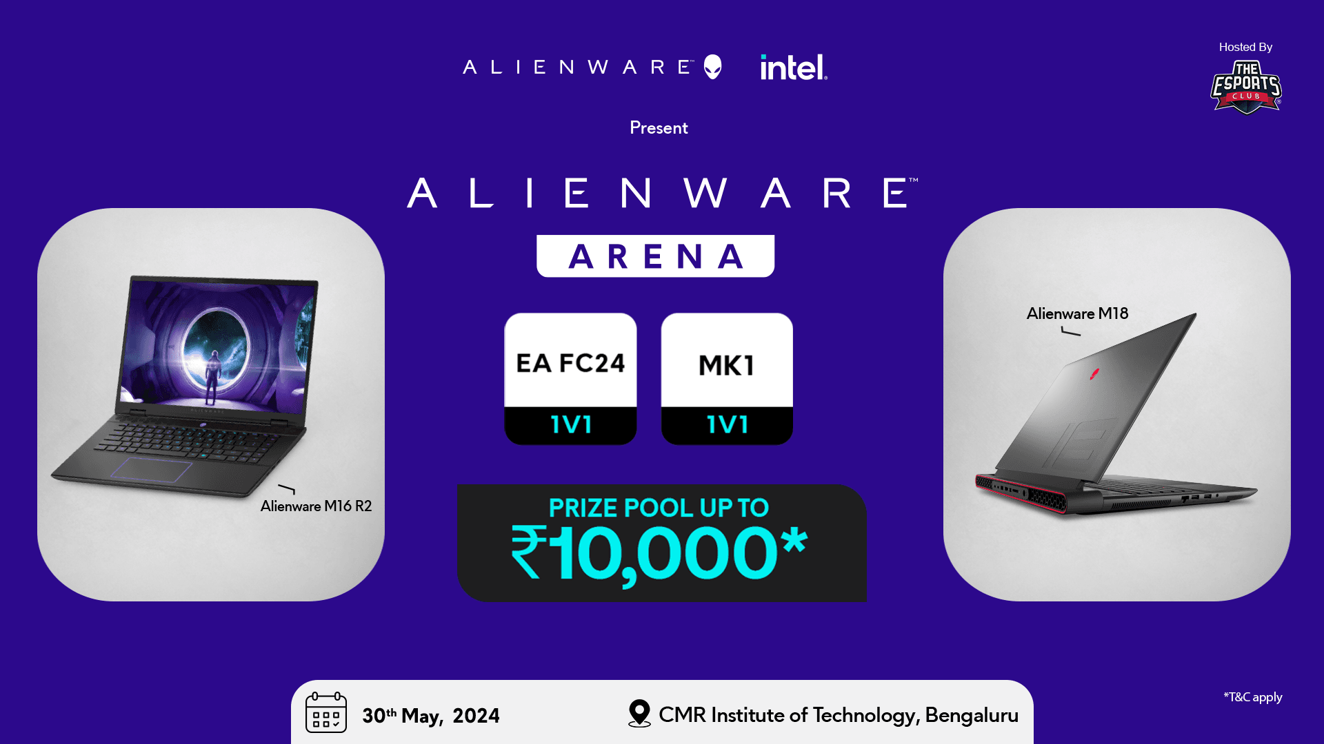 Alienware Arena - CMR Institute of Technology, Bengaluru banner