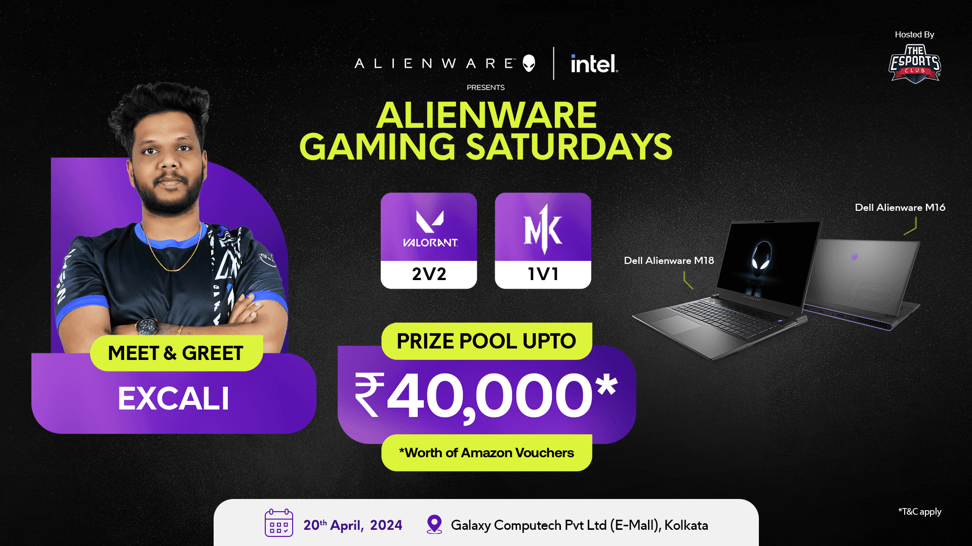 Alienware Gaming Saturdays - Kolkata banner