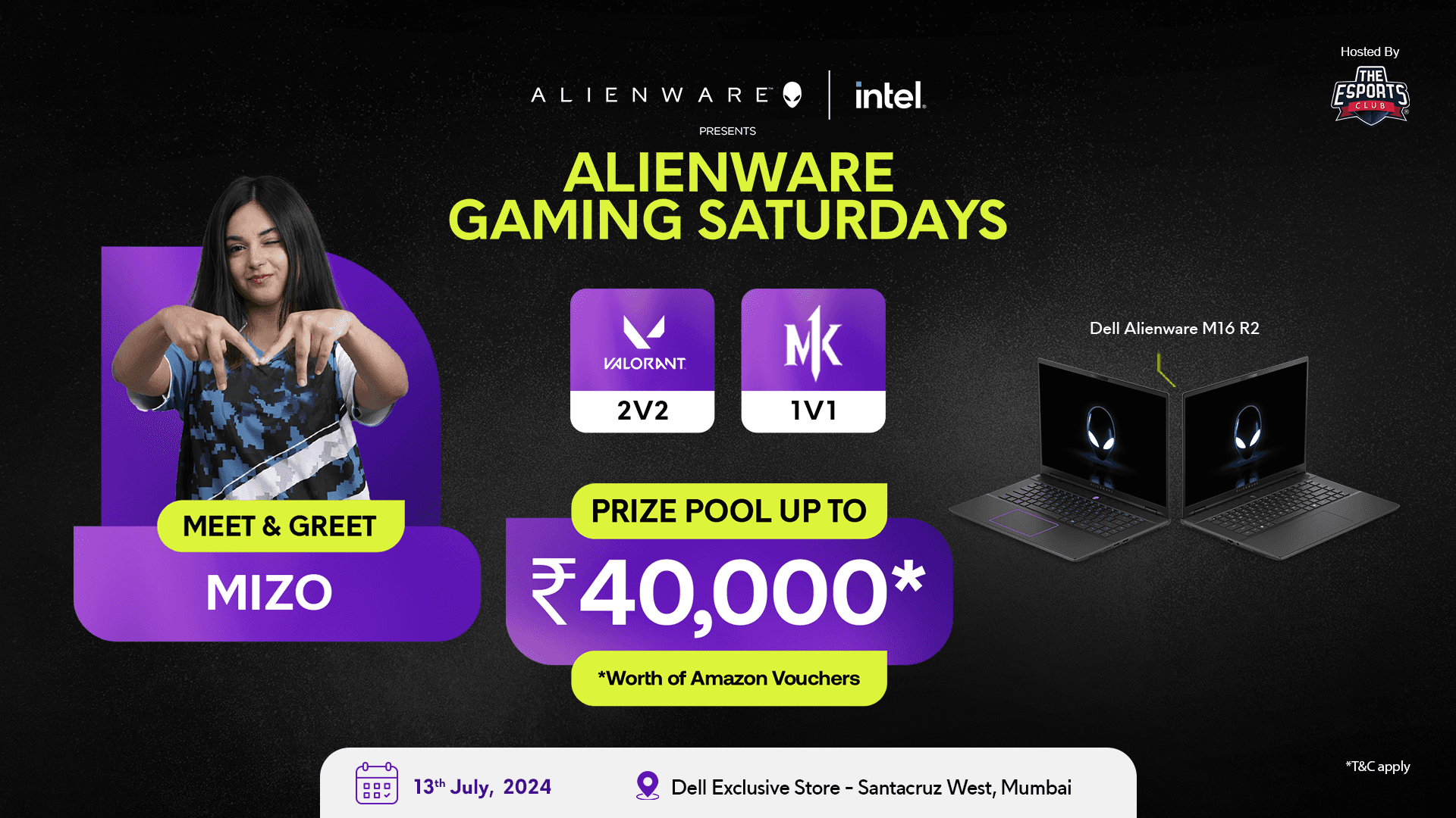 Alienware Gaming Saturdays - Mumbai banner