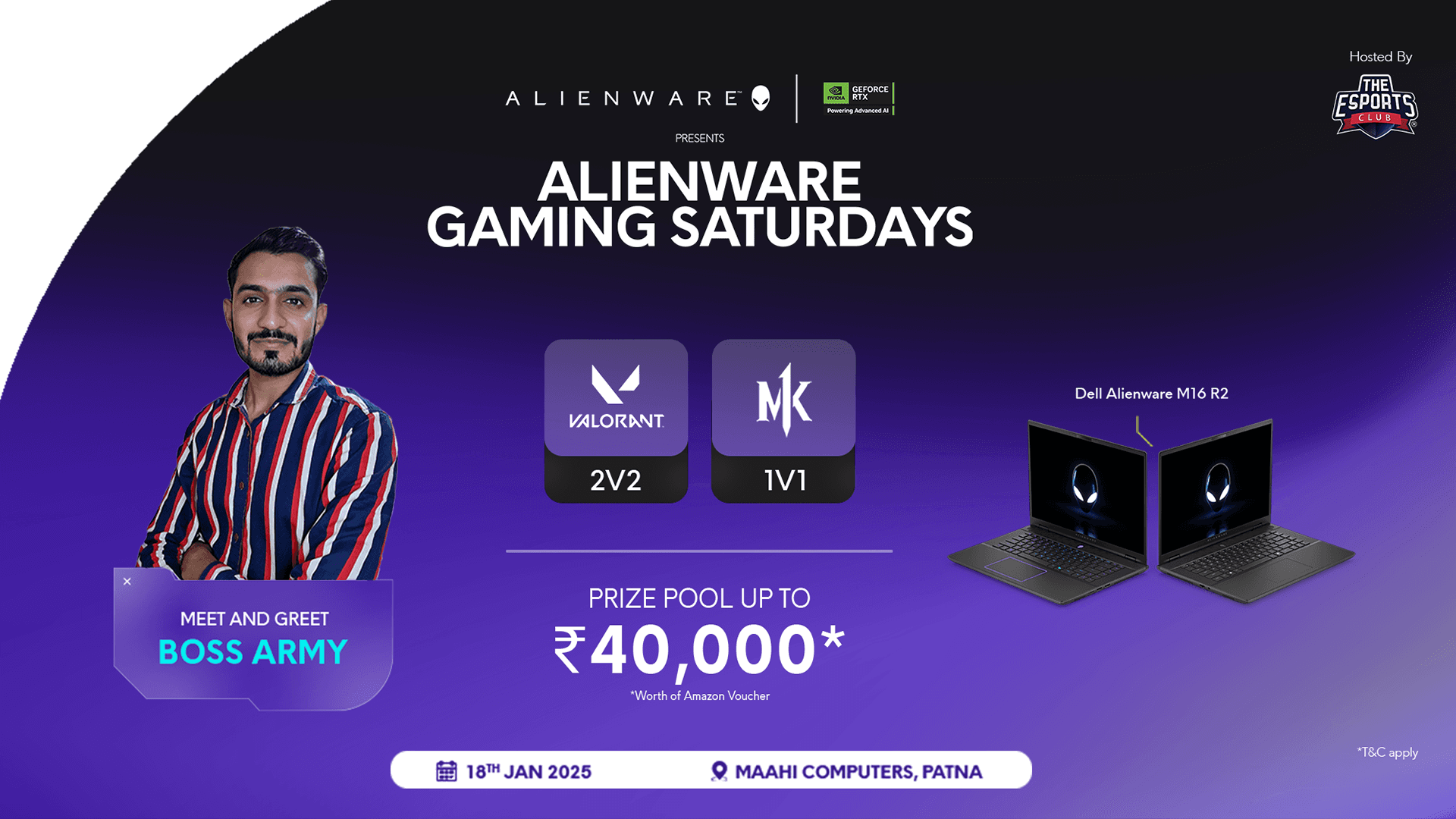 Alienware Gaming Saturdays - Patna banner