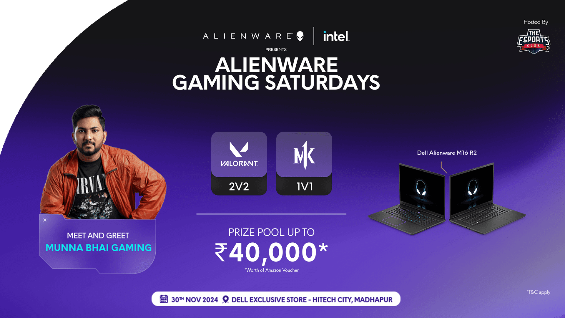 Alienware Gaming Saturdays - Hyderabad banner
