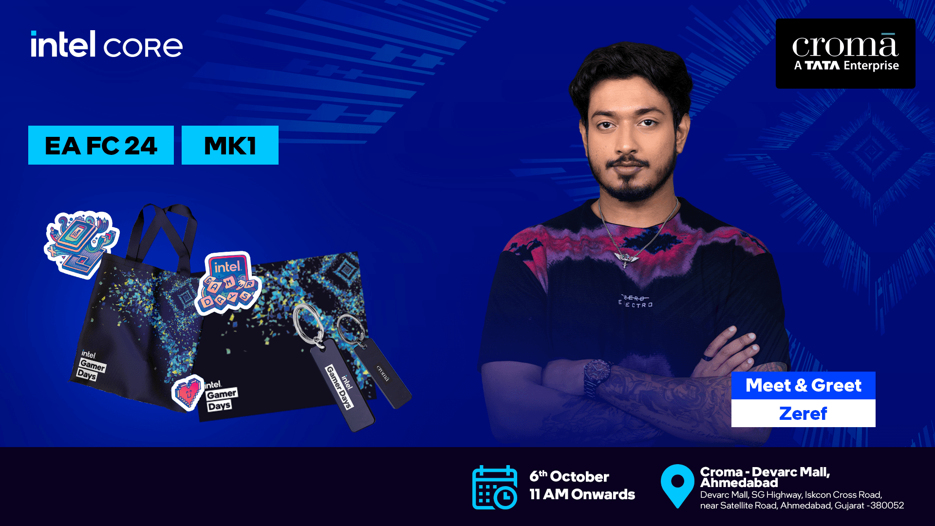 INTEL GAMING WEEKENDS - CROMA AHMEDABAD banner
