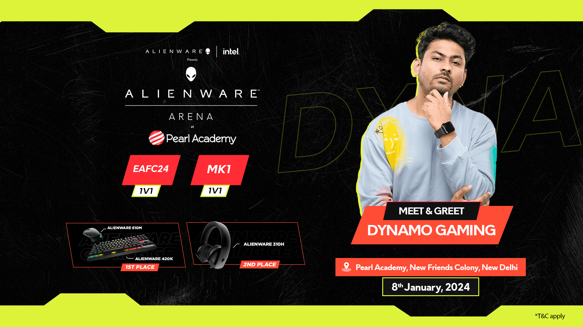 Alienware & Intel Presents Alienware Arena - Pearl Academy, Delhi (South) banner