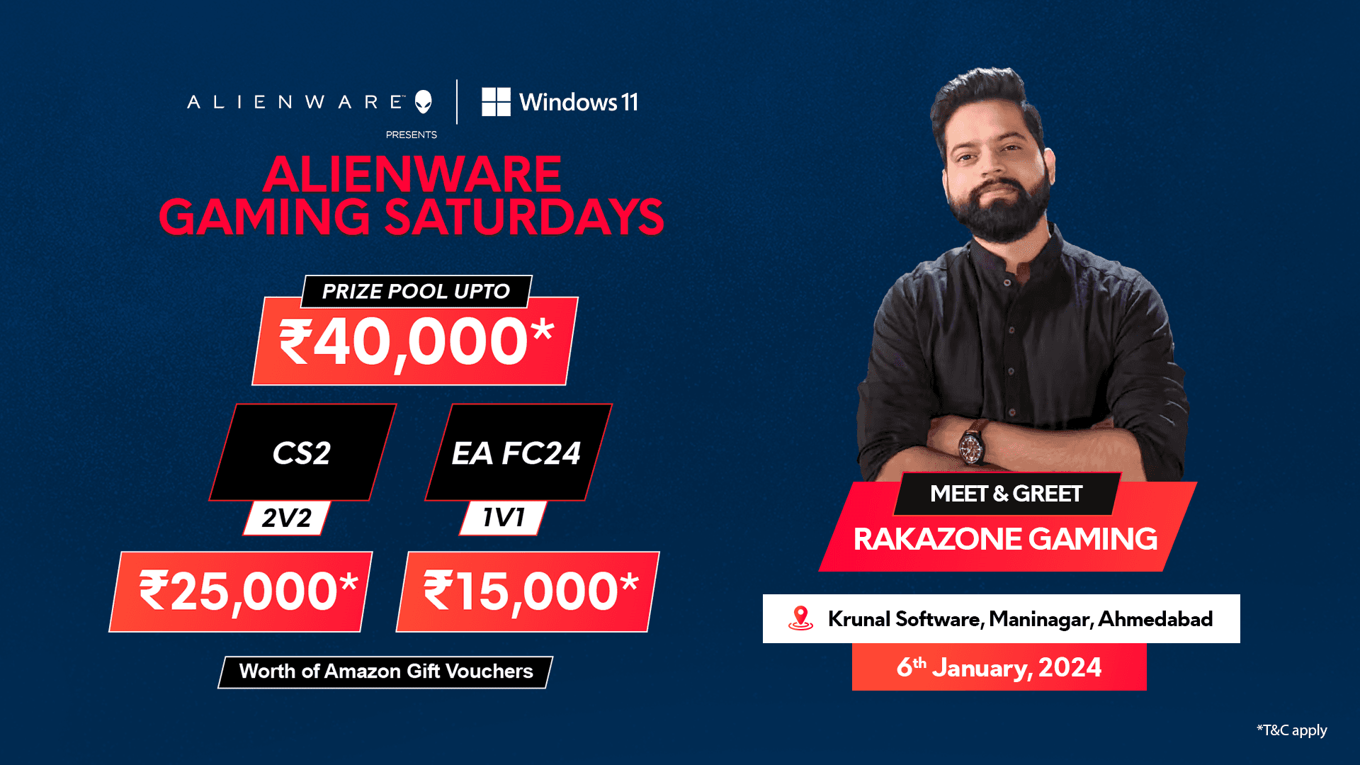 Alienware Gaming Saturdays - Ahmedabad banner