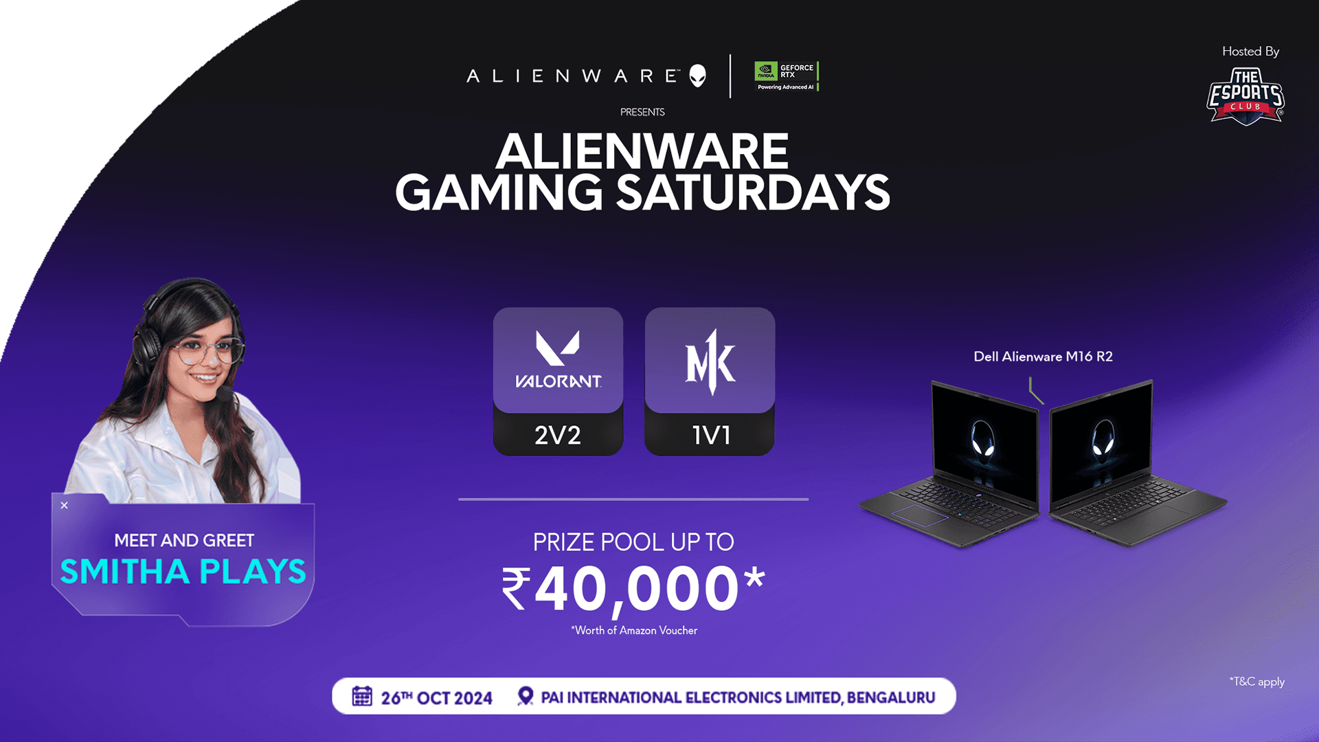 Alienware Gaming Saturdays - Bengaluru banner