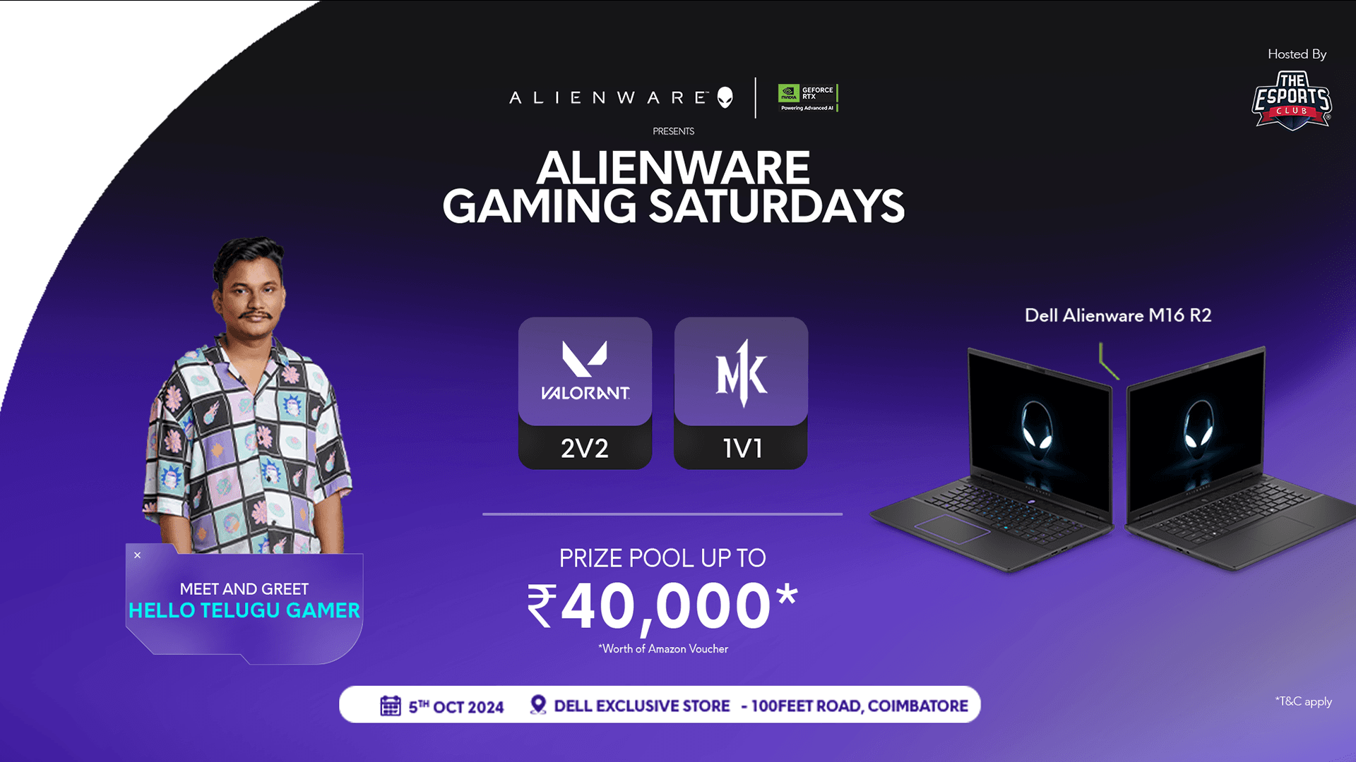 Alienware Gaming Saturdays - Coimbatore banner