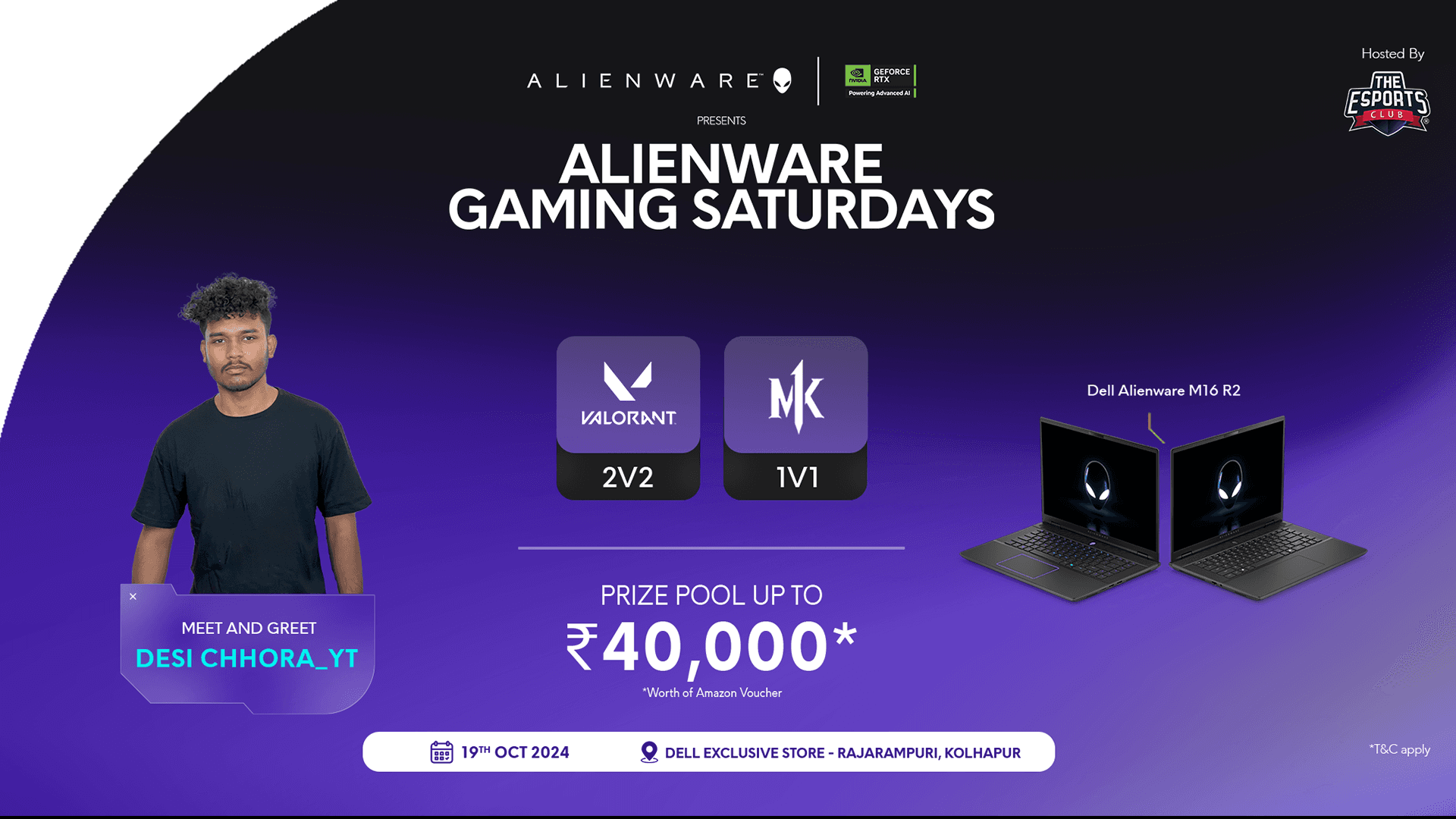 Alienware Gaming Saturdays - Kolhapur banner