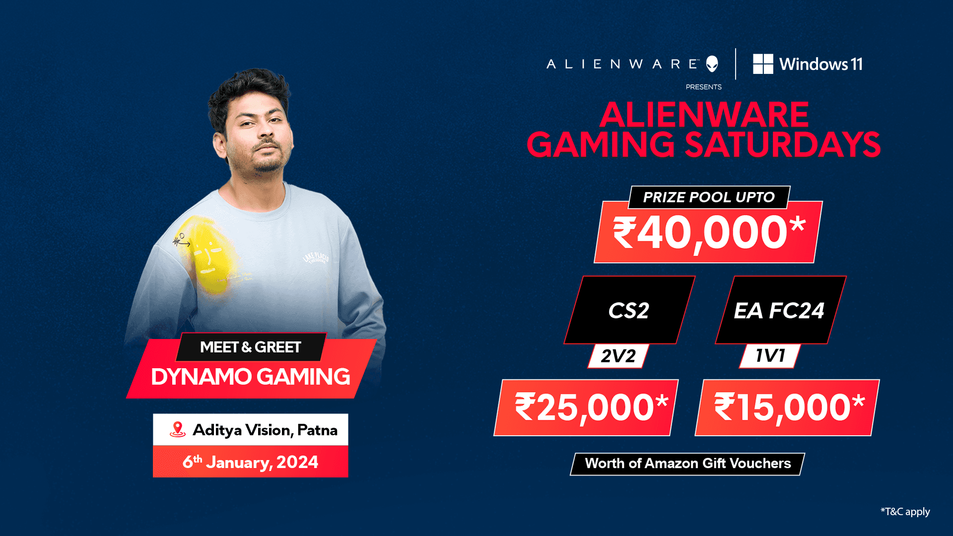 Alienware Gaming Saturdays - Patna banner