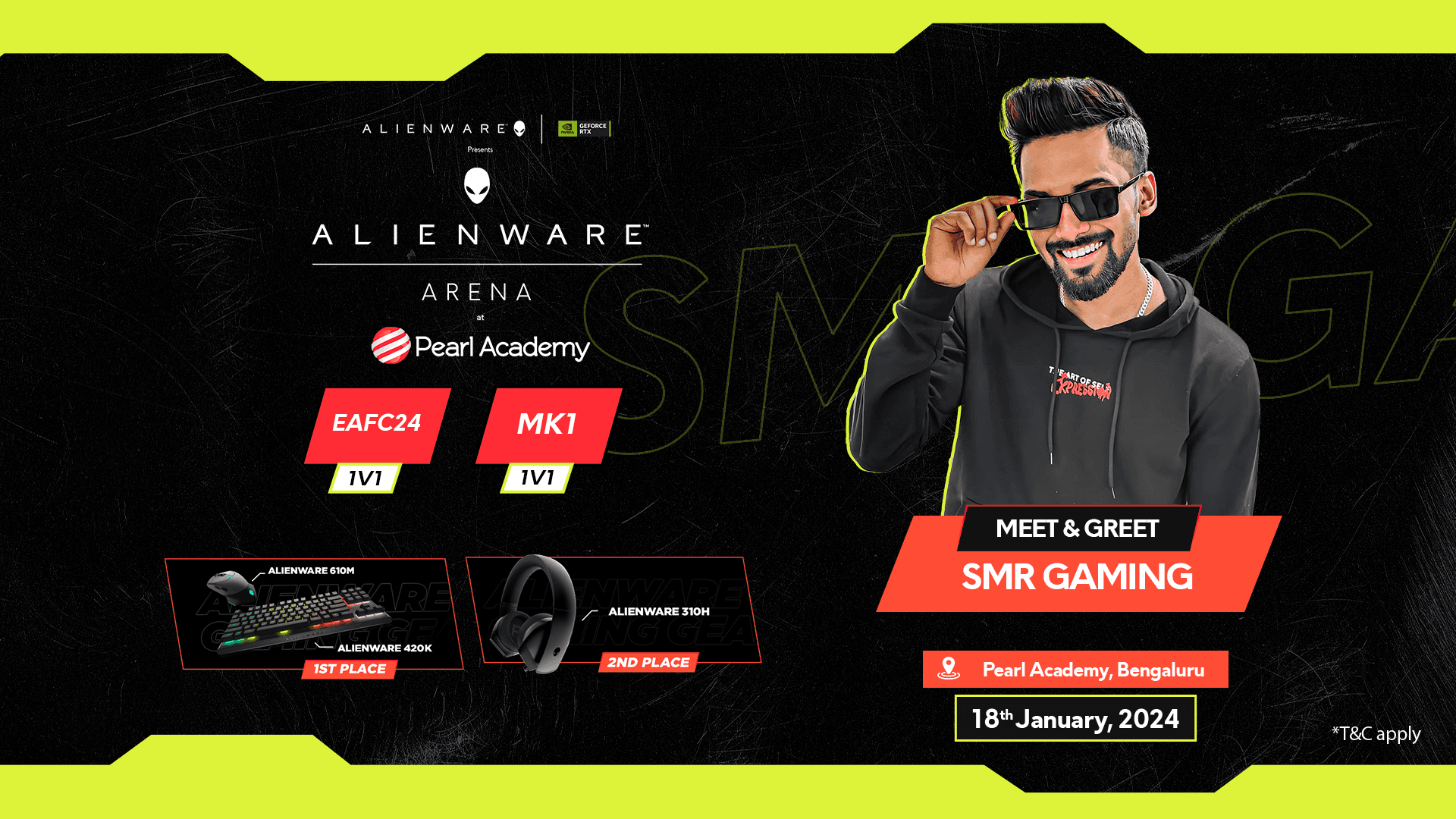 Alienware & Intel Presents Alienware Arena - Pearl Academy, Bengaluru banner