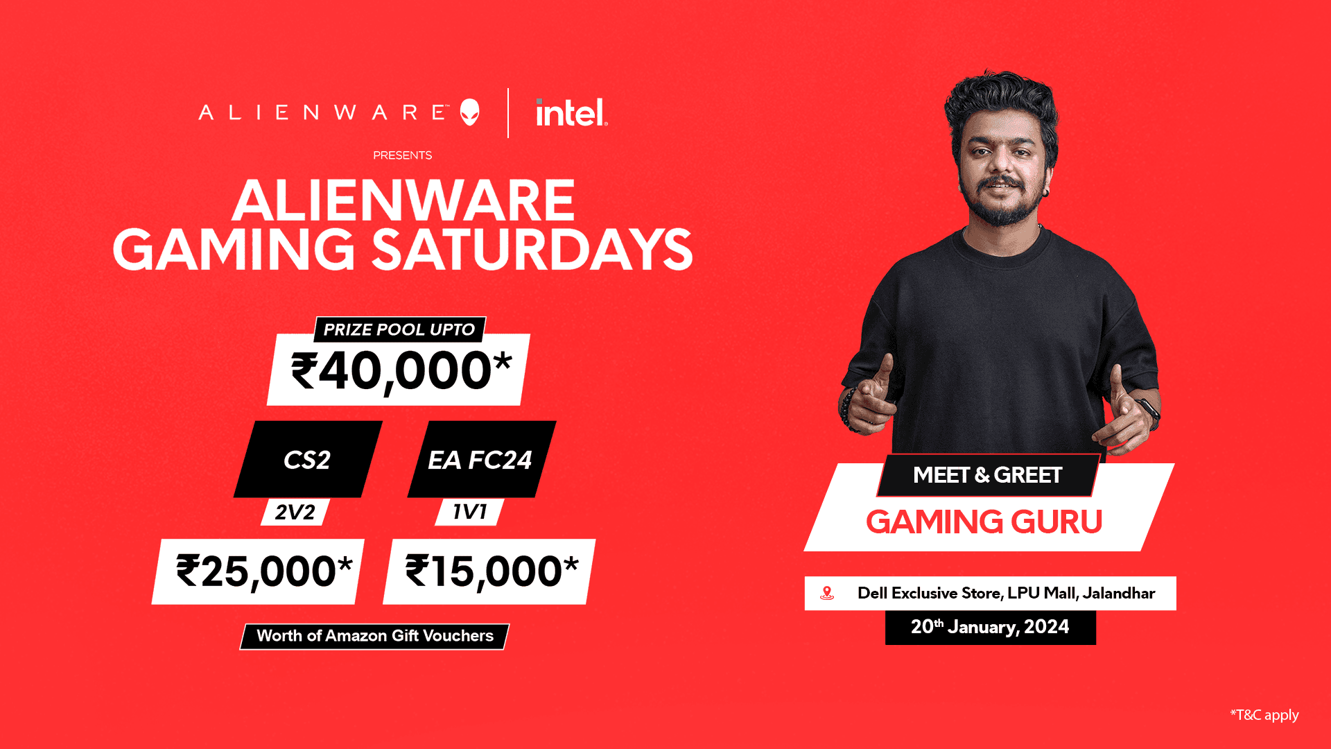 Alienware Gaming Saturdays - LPU Mall, Jalandhar banner