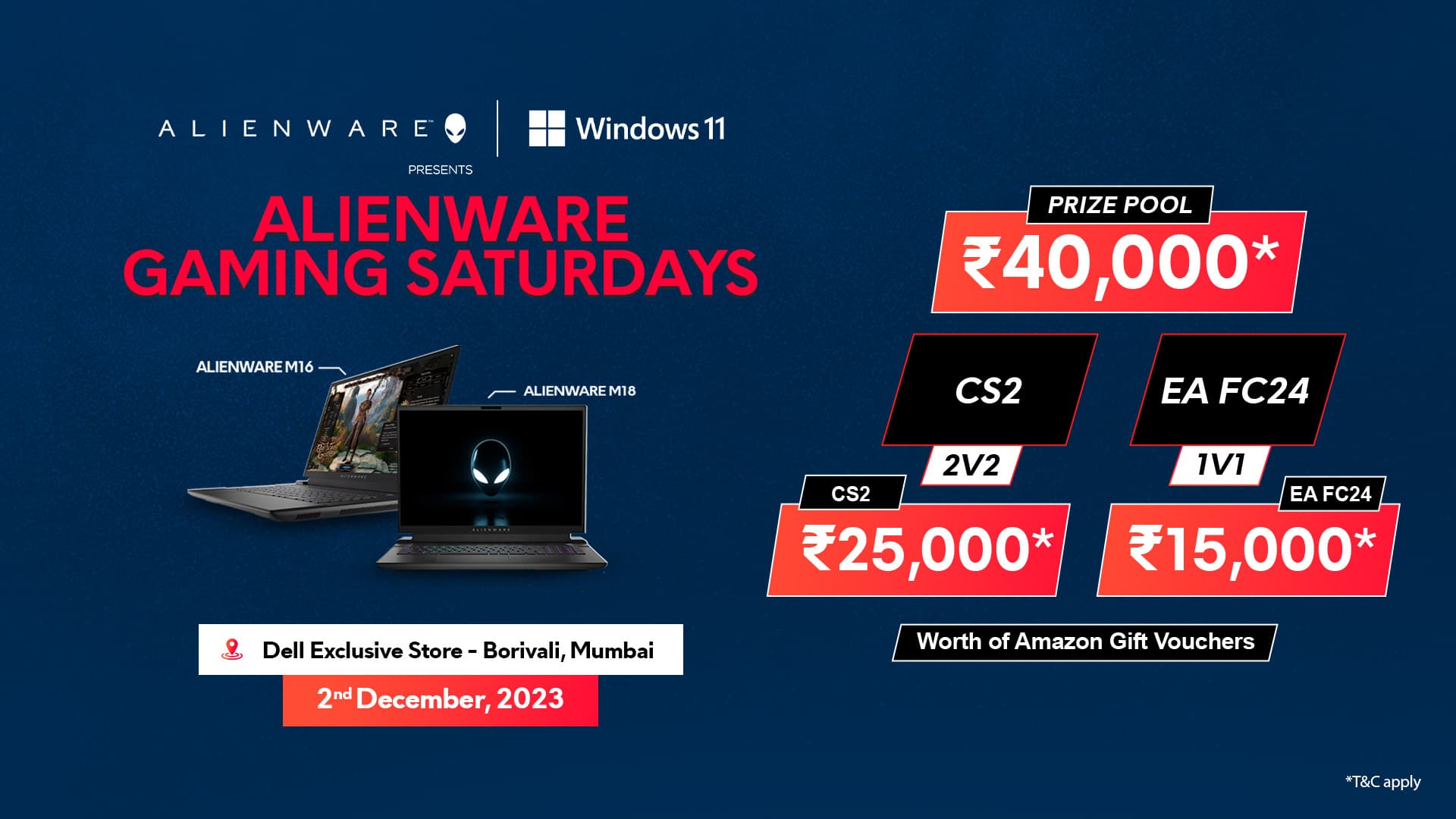 Alienware Gaming Saturdays - Mumbai banner