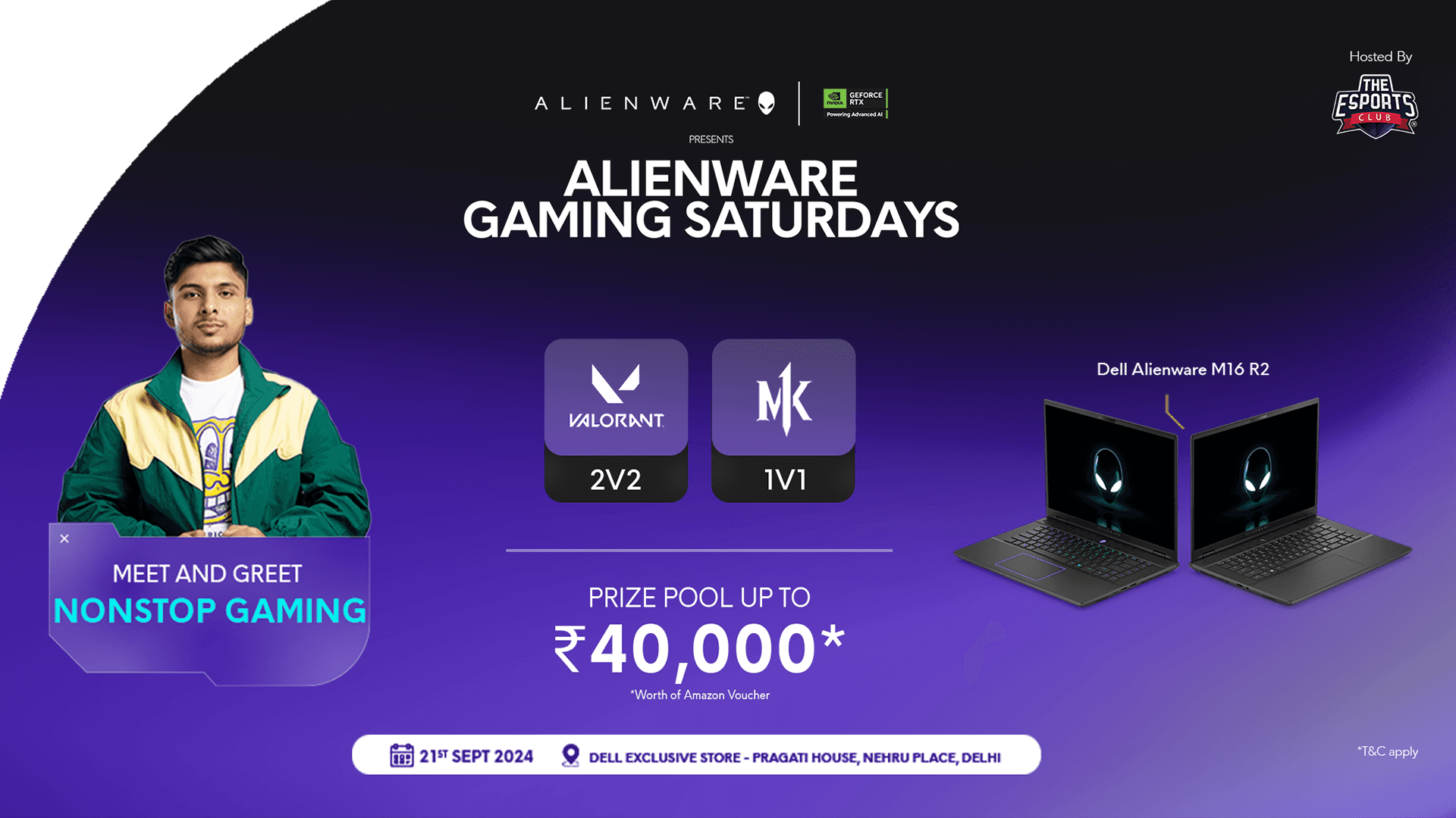 Alienware Gaming Saturdays - Delhi banner