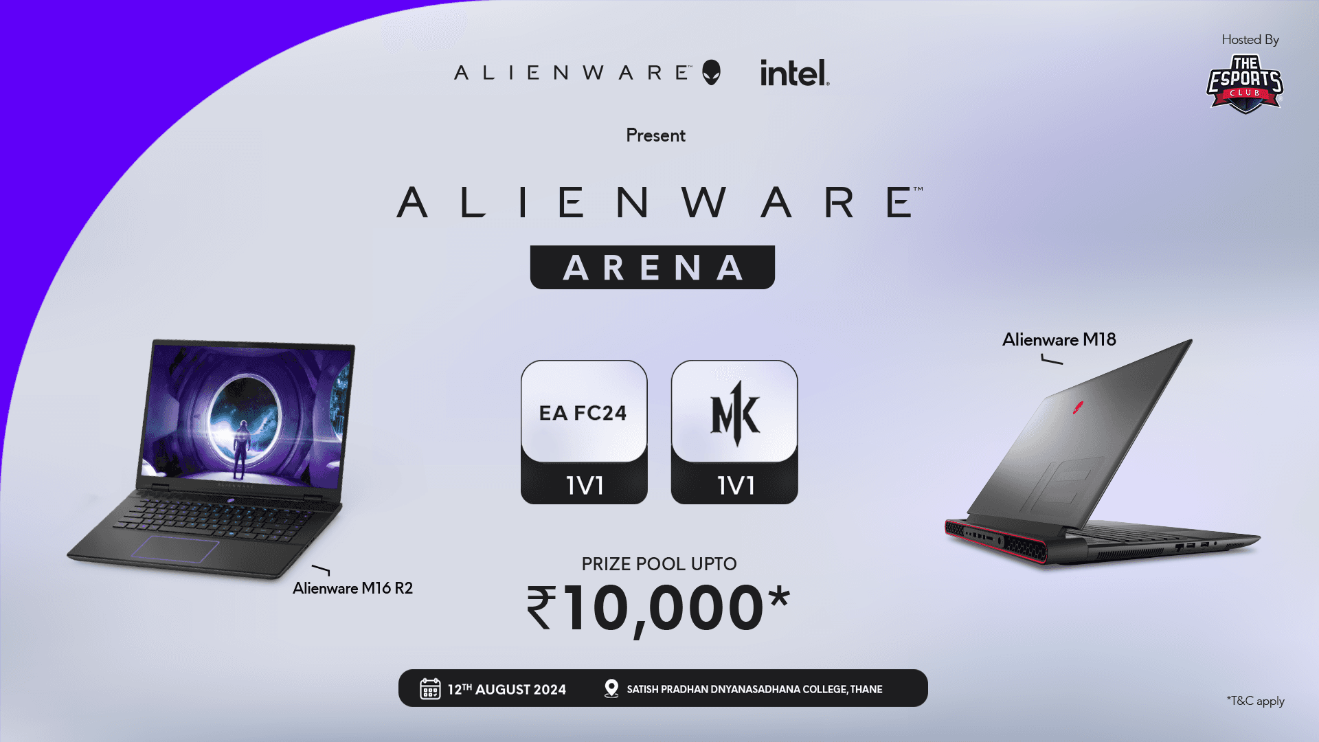 Alienware Arena - Satish Pradhan Dnyanasadhana College, Thane banner