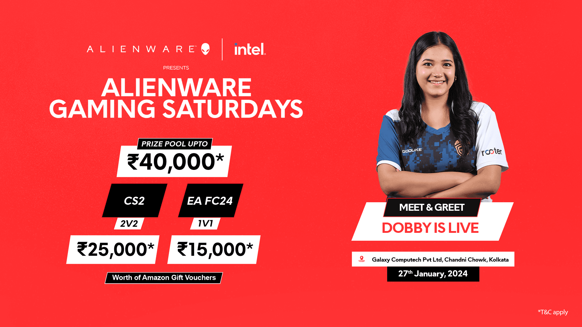 Alienware Gaming Saturdays - Kolkata banner