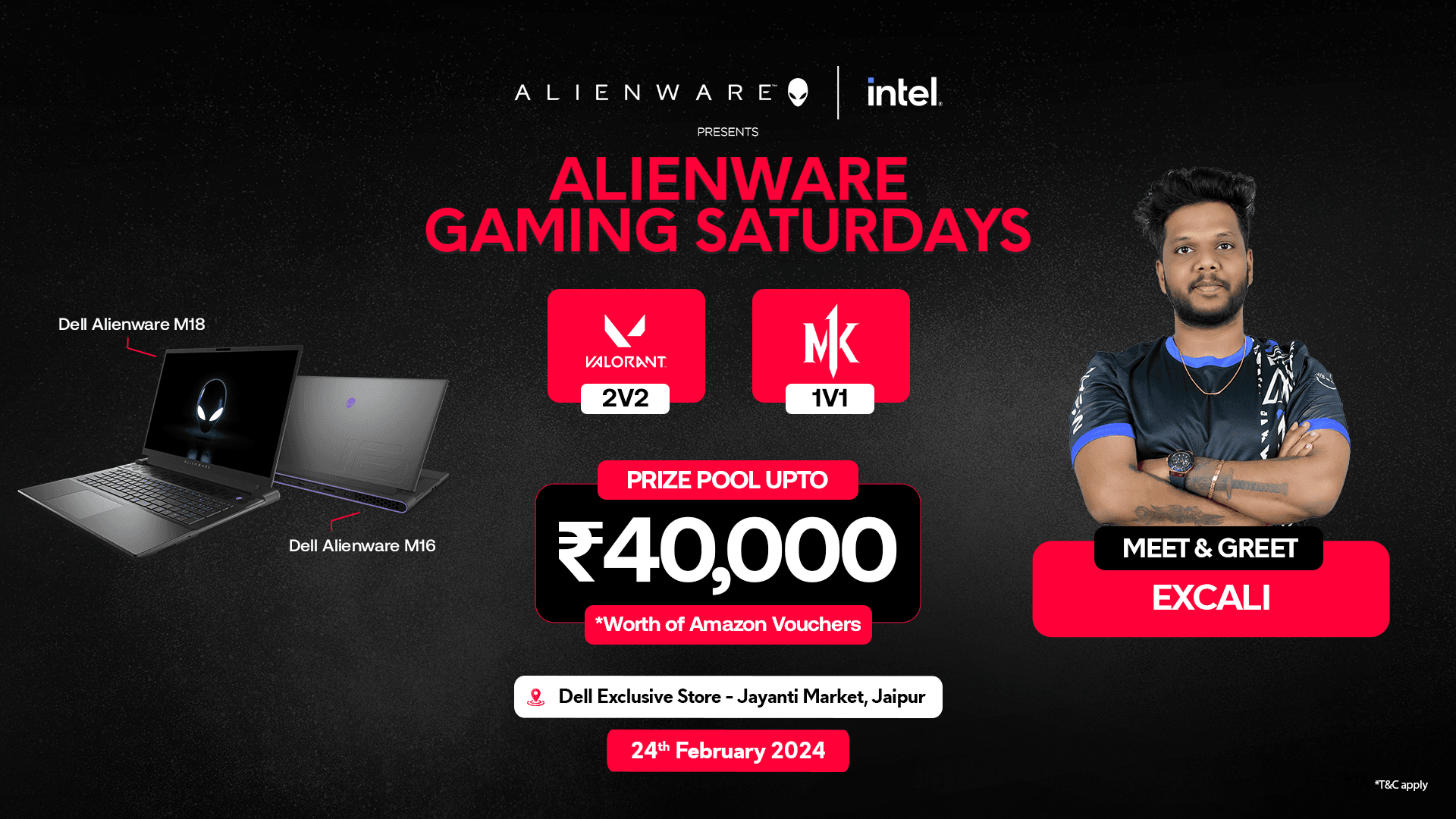 Alienware Gaming Saturdays - Jaipur banner