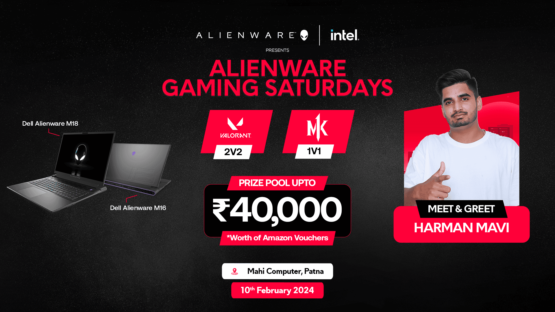 Alienware Gaming Saturdays - Patna banner