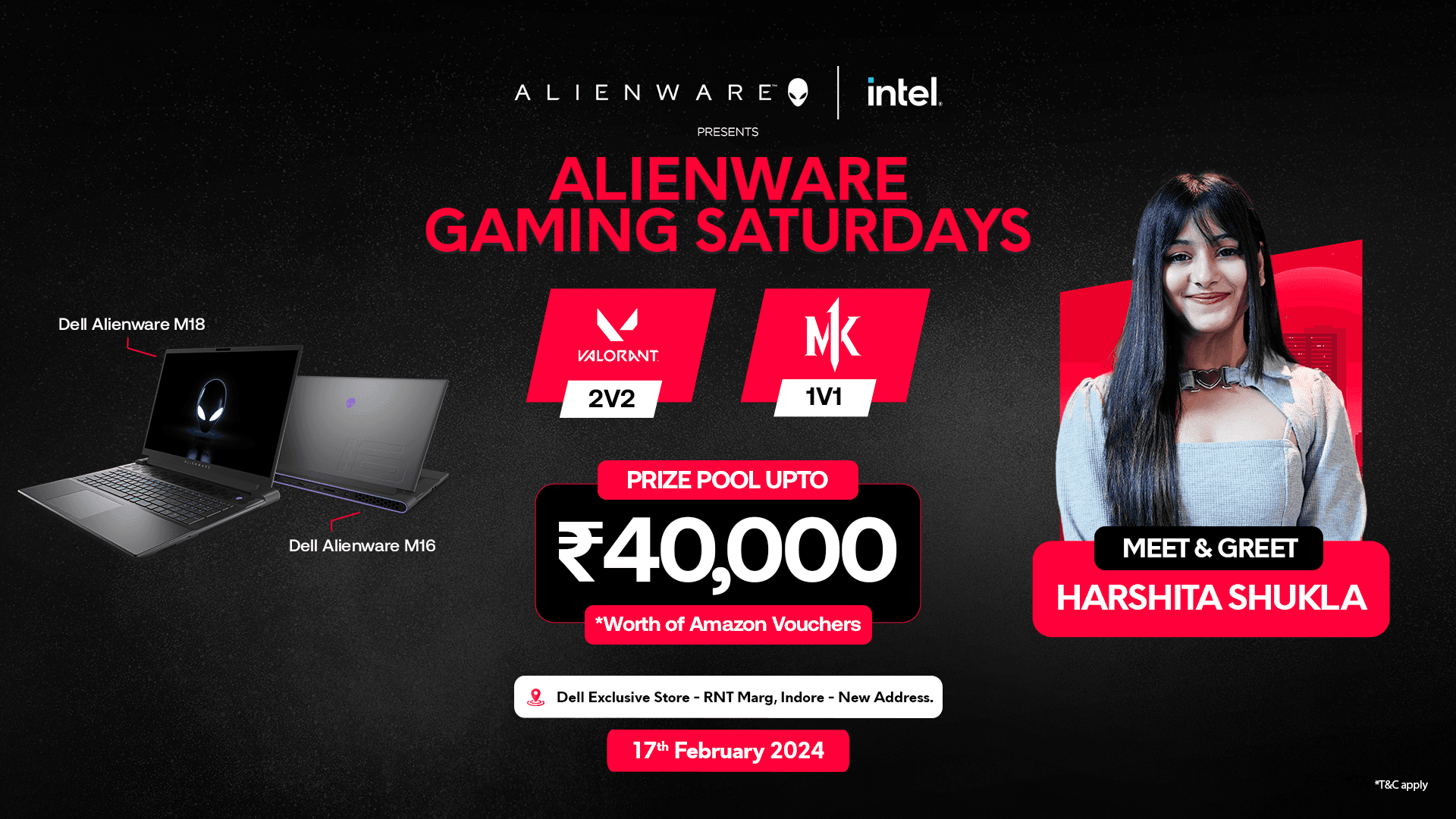 Alienware Gaming Saturdays - Indore banner