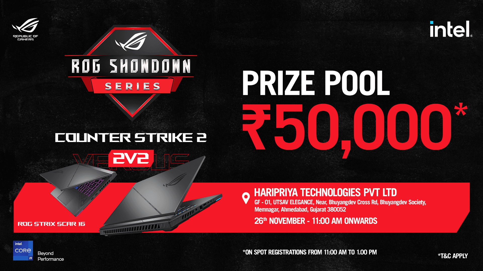 ROG Showdown Series - Ahmedabad banner