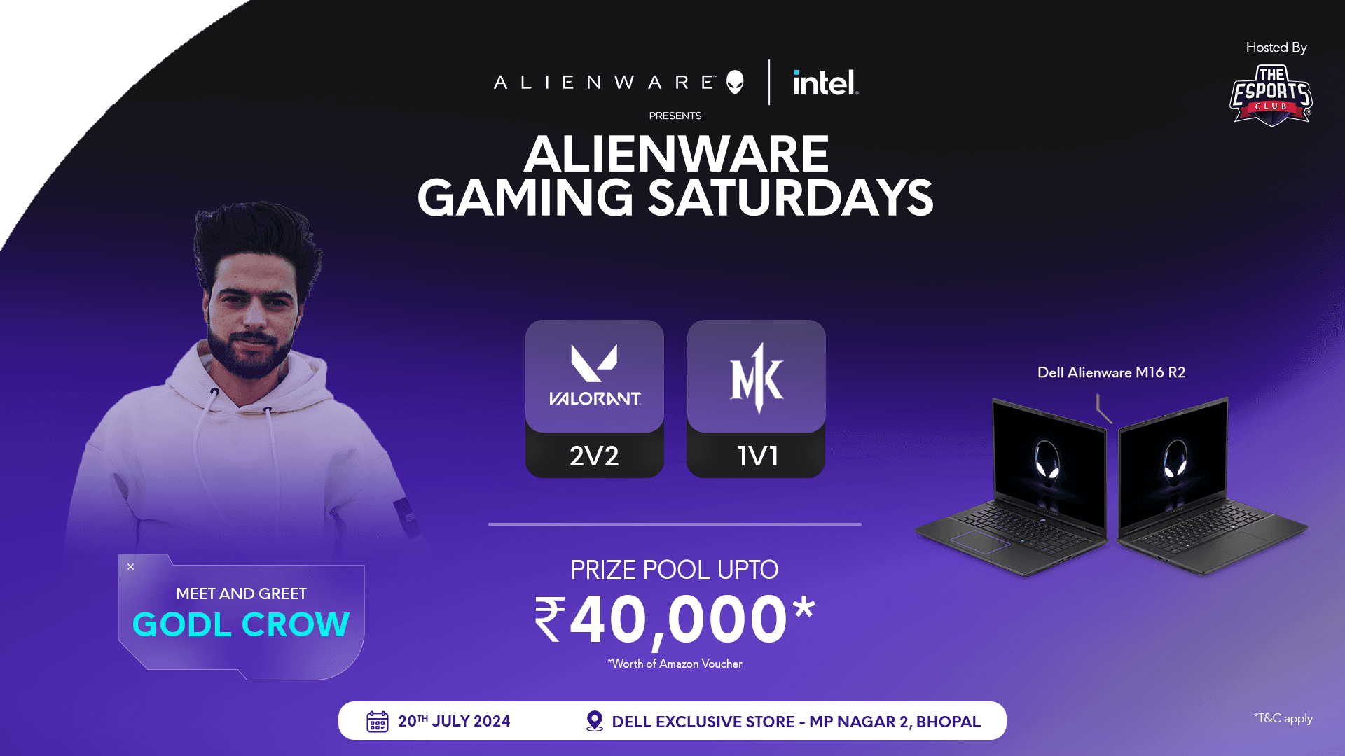 Alienware Gaming Saturdays - Bhopal banner