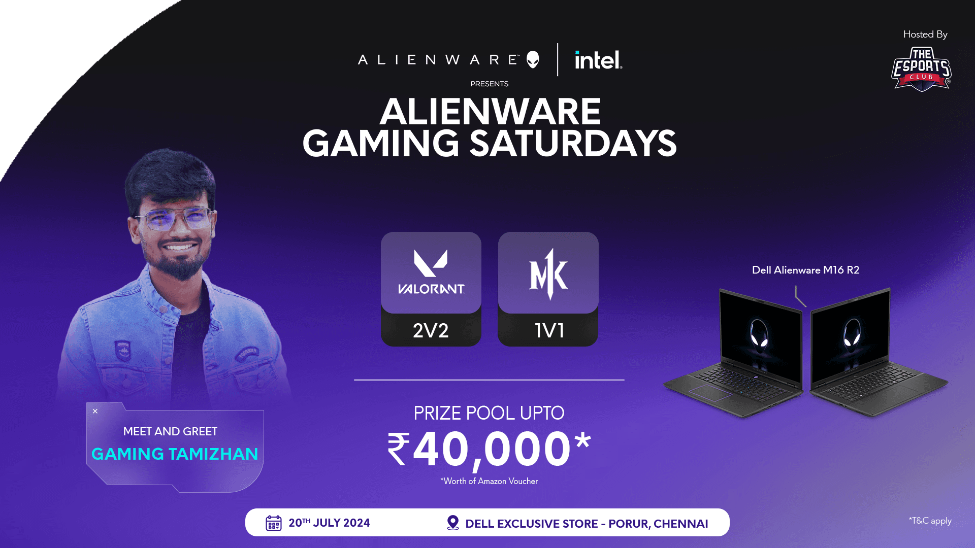 Alienware Gaming Saturdays - Chennai banner