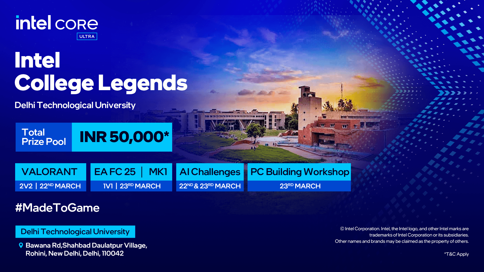 [Internal Test] Intel College Legends [Event-Link]'s banner