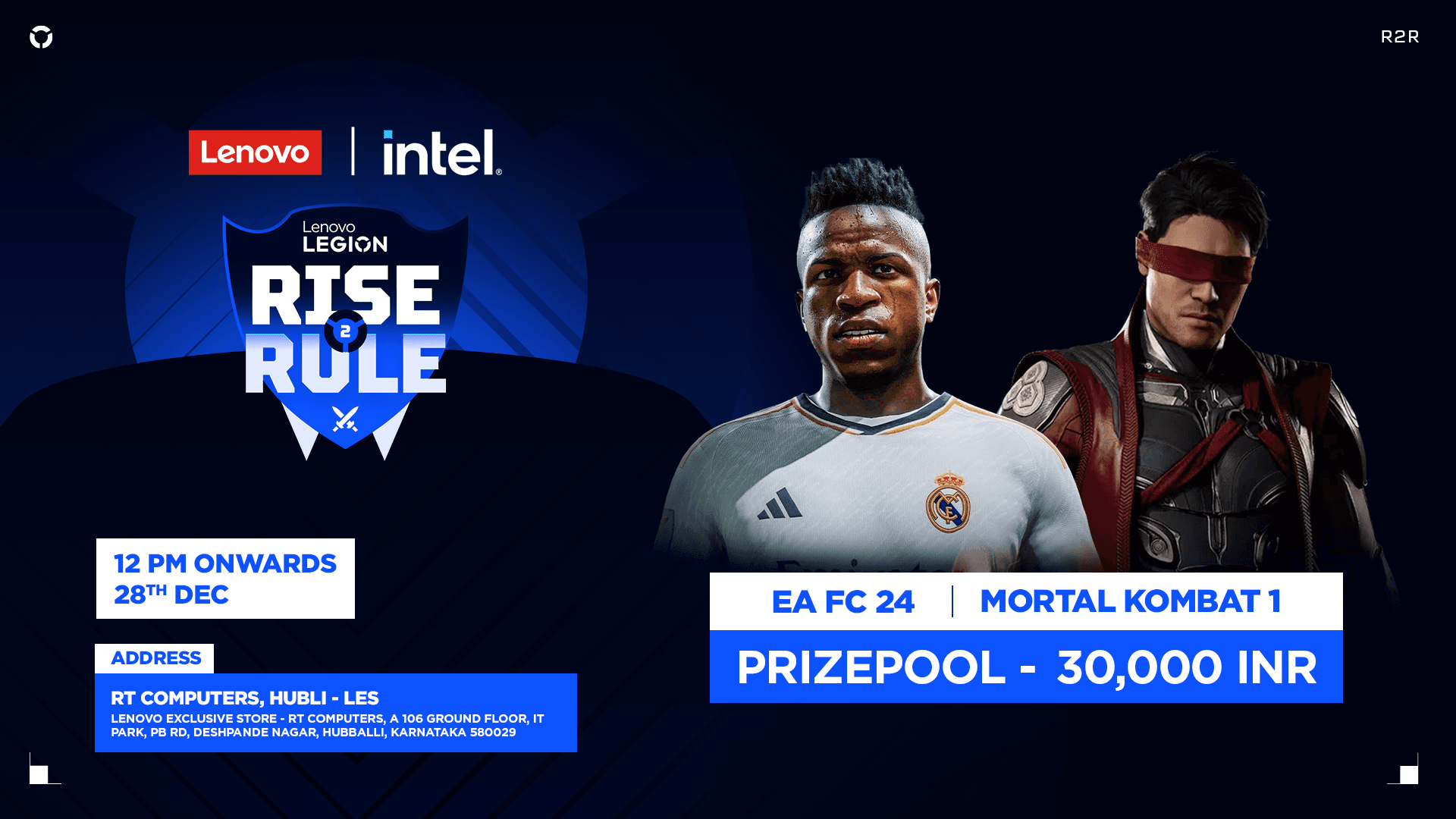 Lenovo Intel Rise2Rule - Hubli - RT Computers's banner
