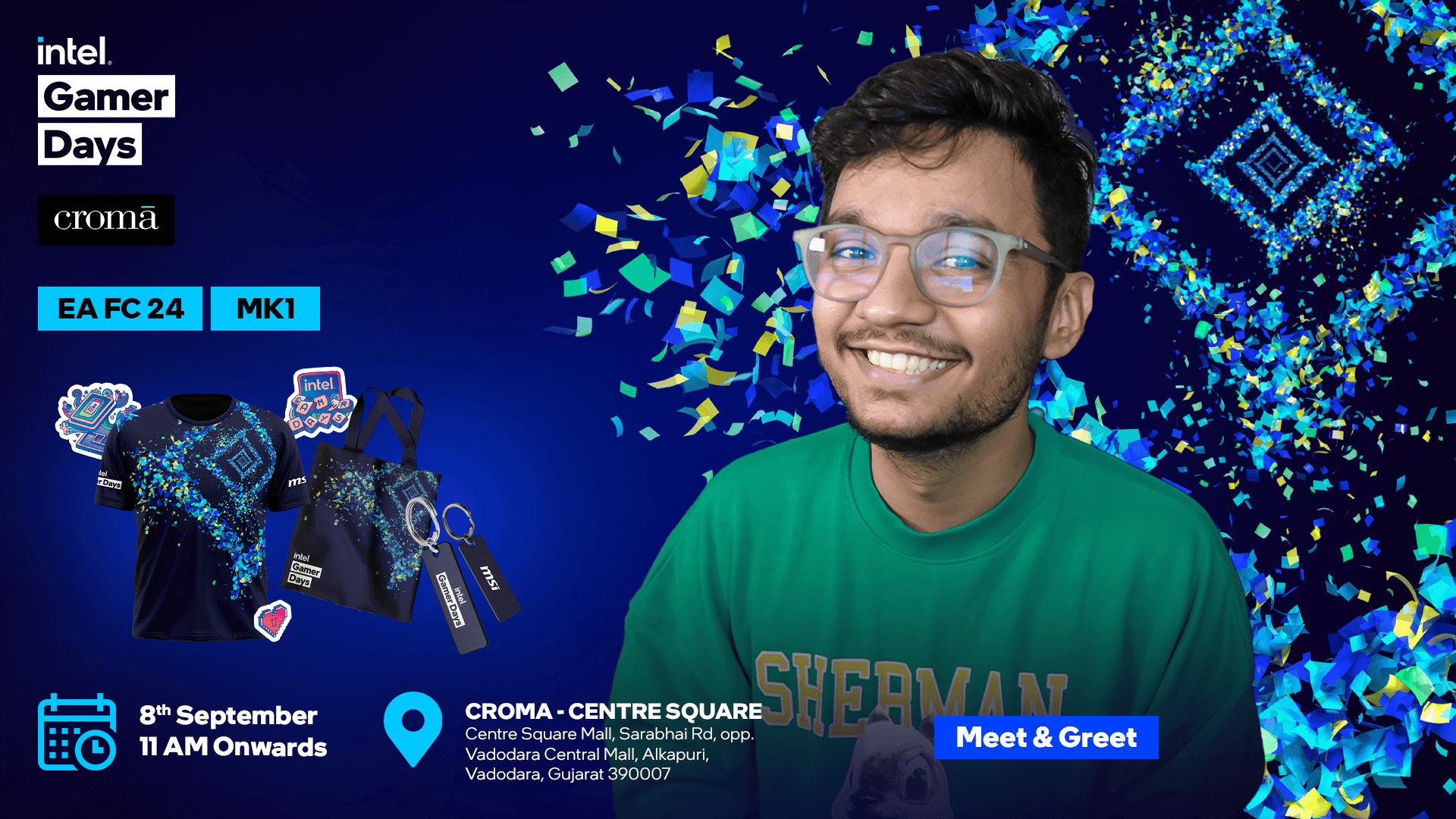 Intel Gamer Days - Croma, Vadodara banner