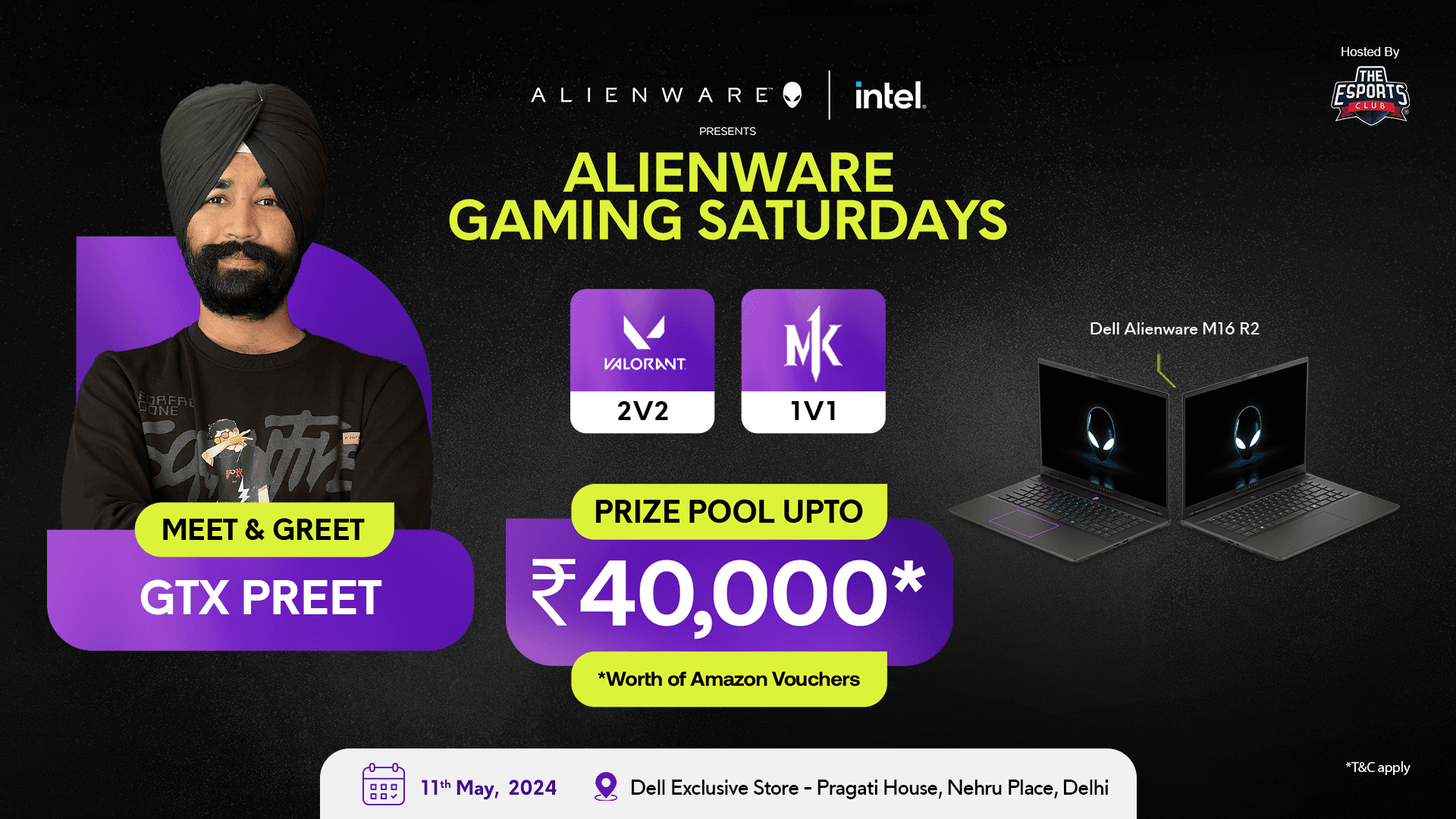 Alienware Gaming Saturdays - Delhi banner