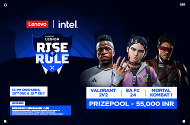 Lenovo Intel Rise2Rule - Bengaluru - Microport's banner