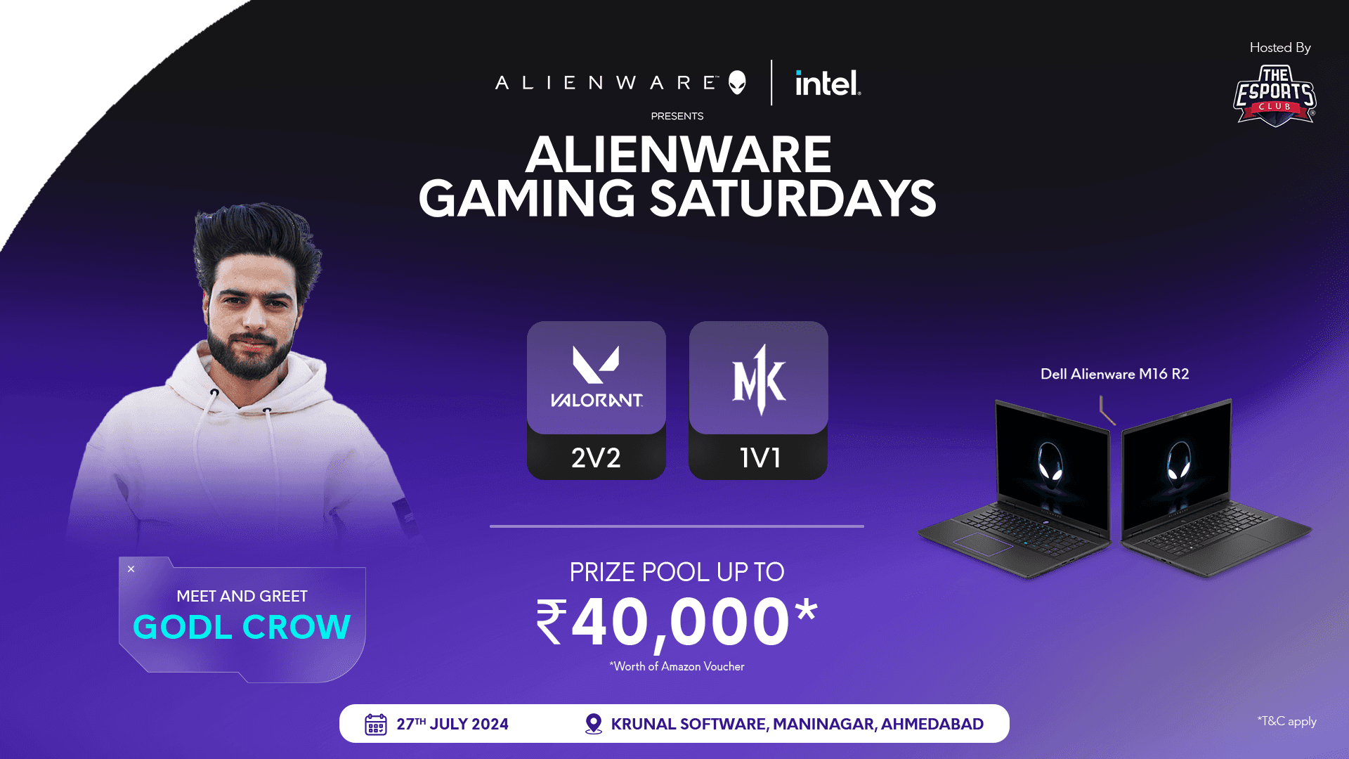 Alienware Gaming Saturdays - Ahmedabad banner