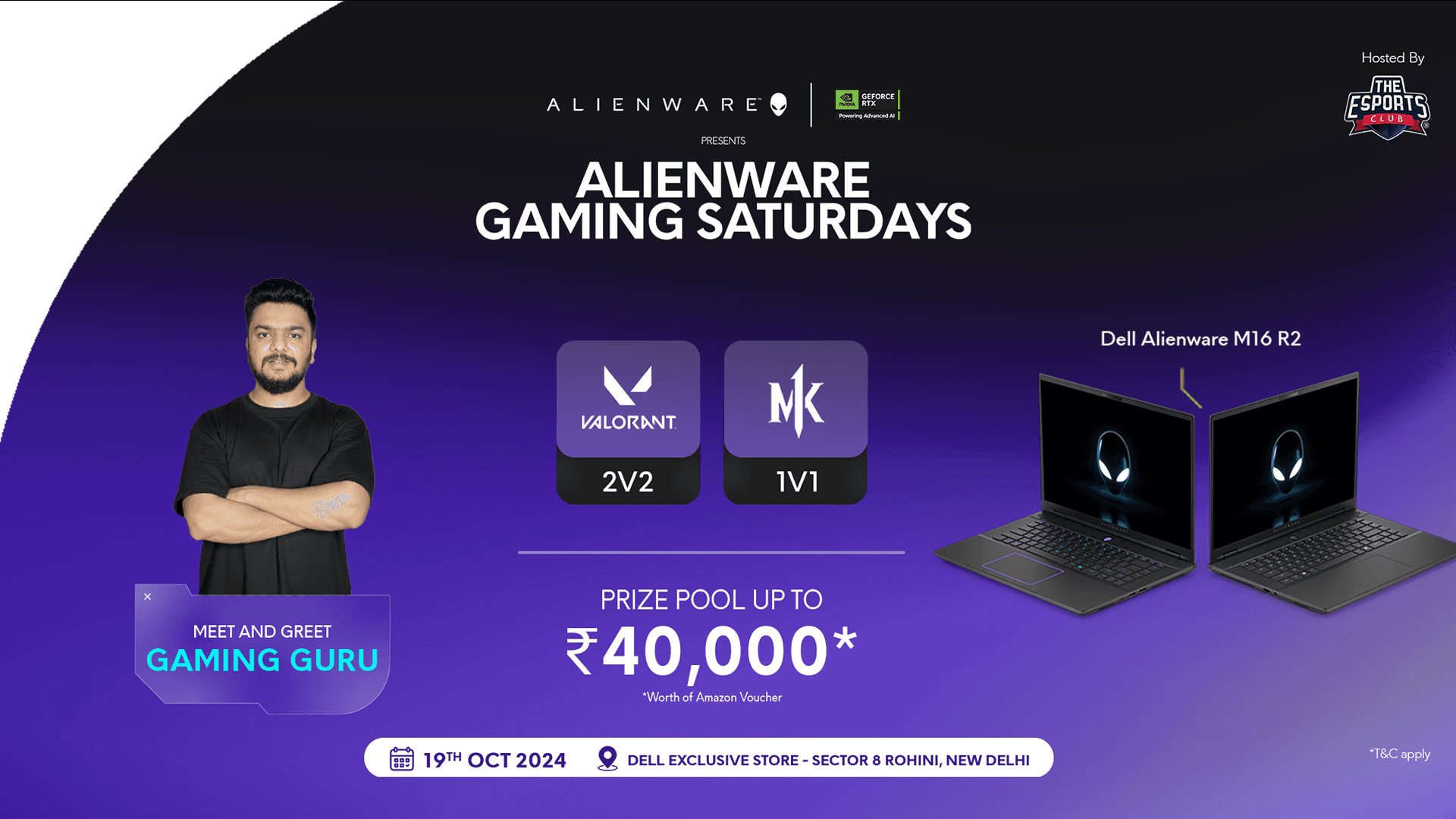 Alienware Gaming Saturdays - Delhi banner