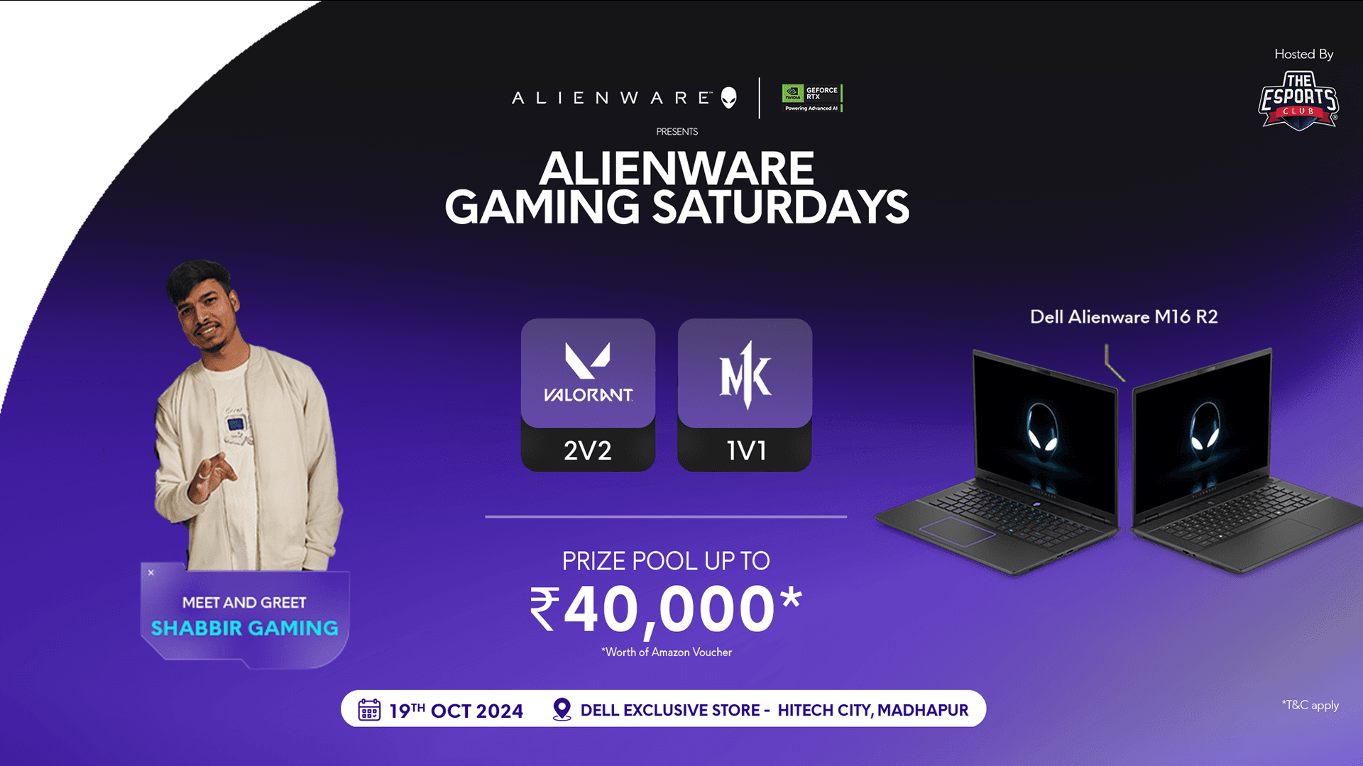 Alienware Gaming Saturdays - Hyderabad banner