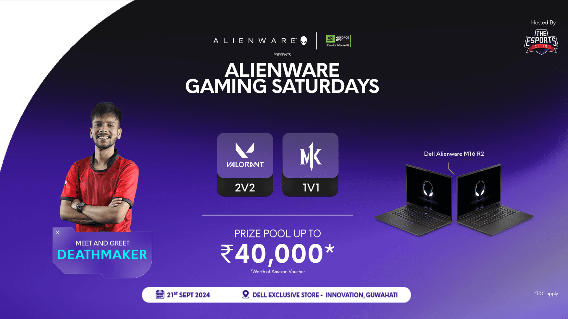 Alienware Gaming Saturdays - Guwahati banner