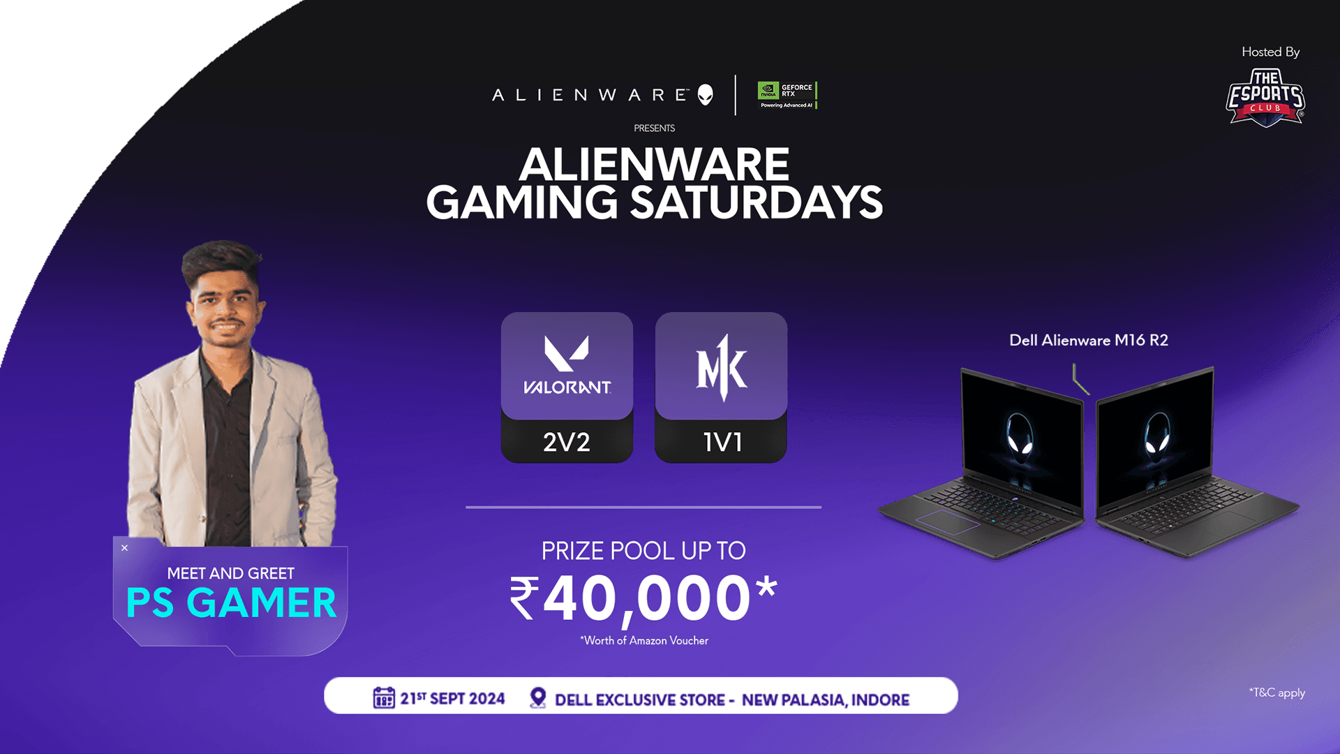 Alienware Gaming Saturdays - Indore banner