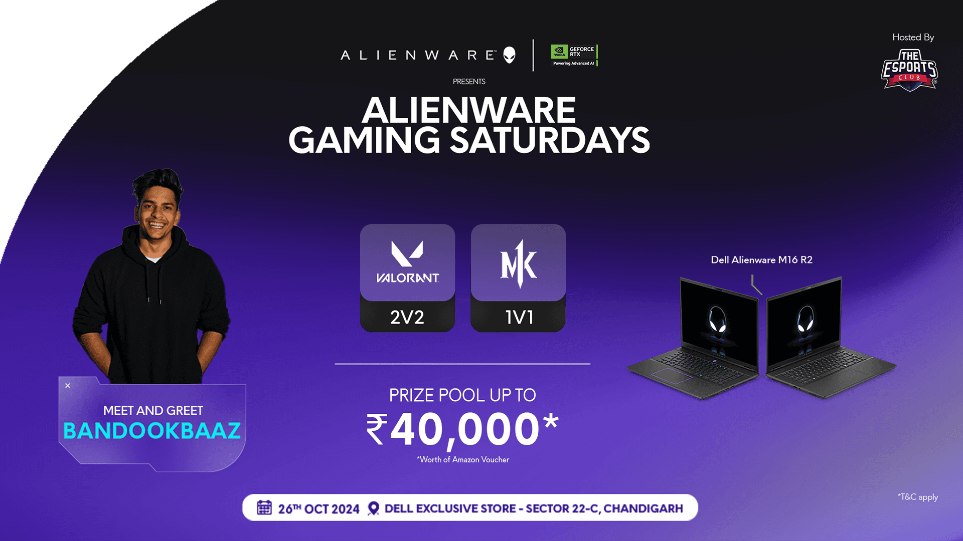 Alienware Gaming Saturdays - Chandigarh banner