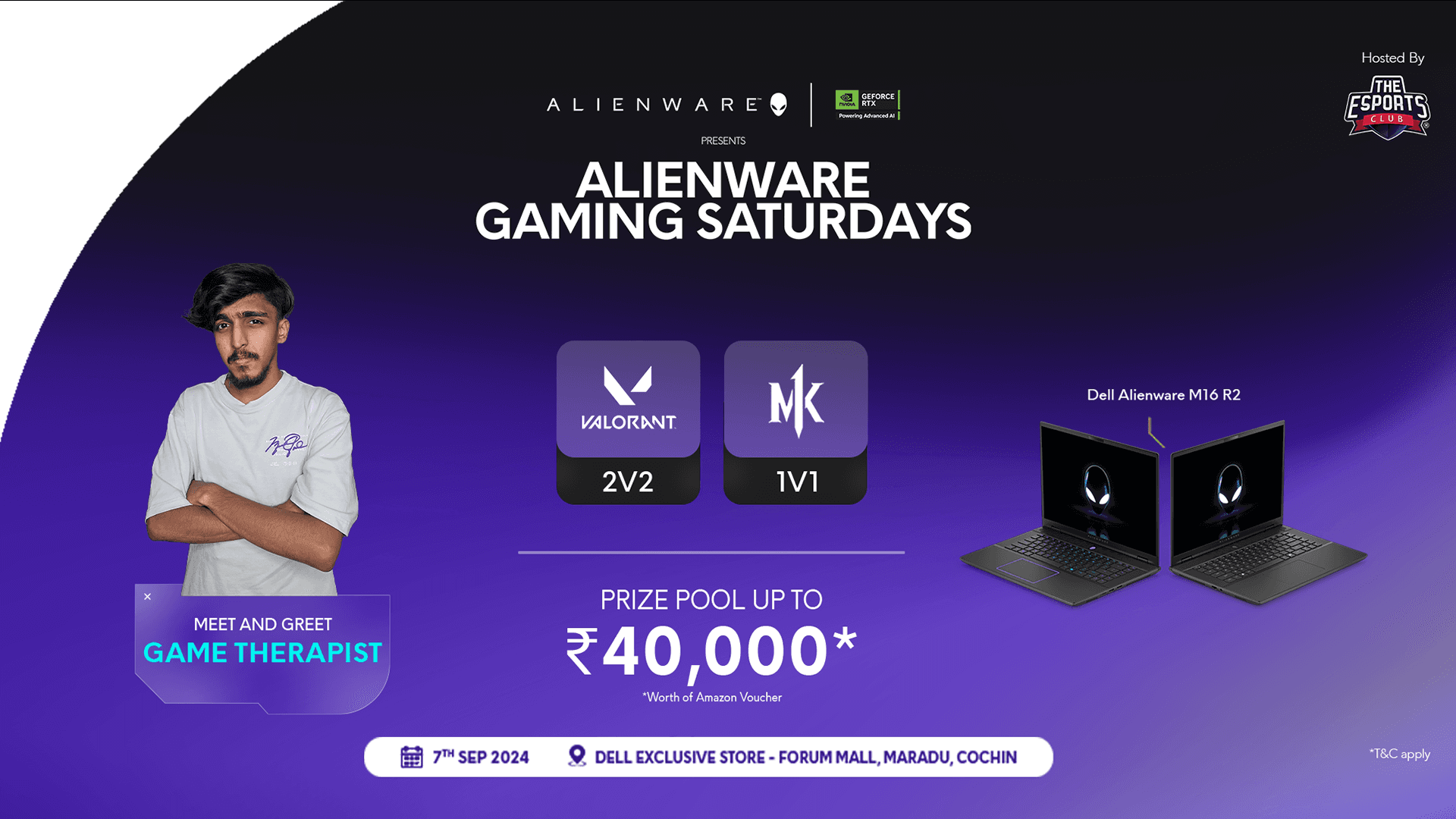 Alienware Gaming Saturdays - Cochin banner